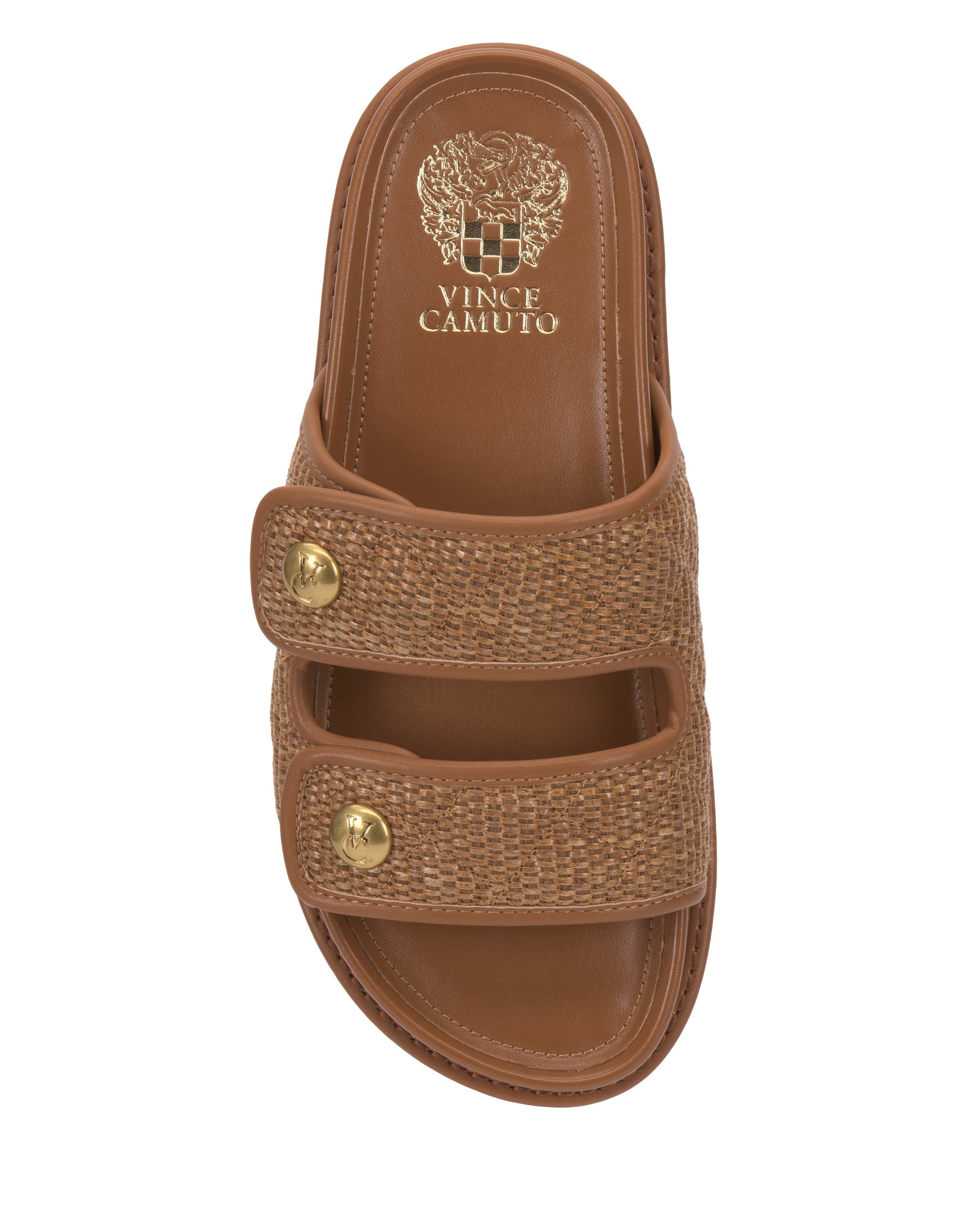 Vince Camuto Graysin Slide Golden Walnut