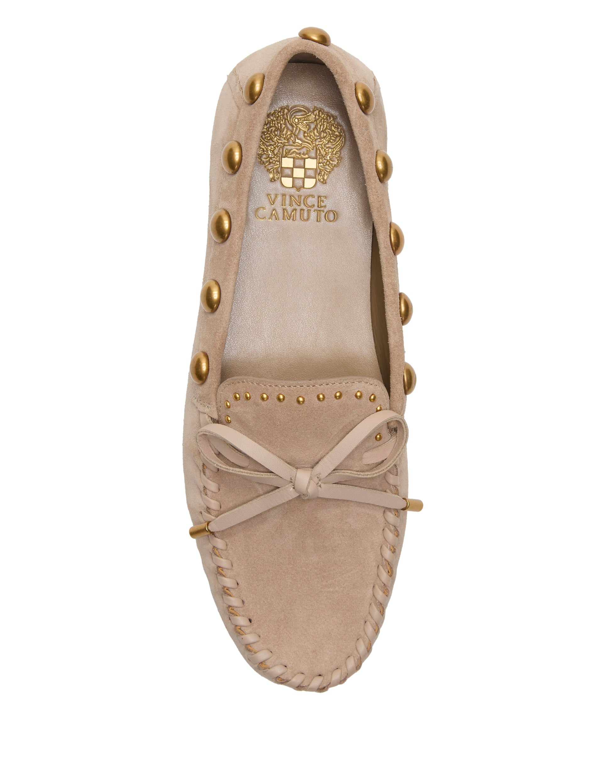 Vince Camuto Sennett Studded Mocassin Tortilla