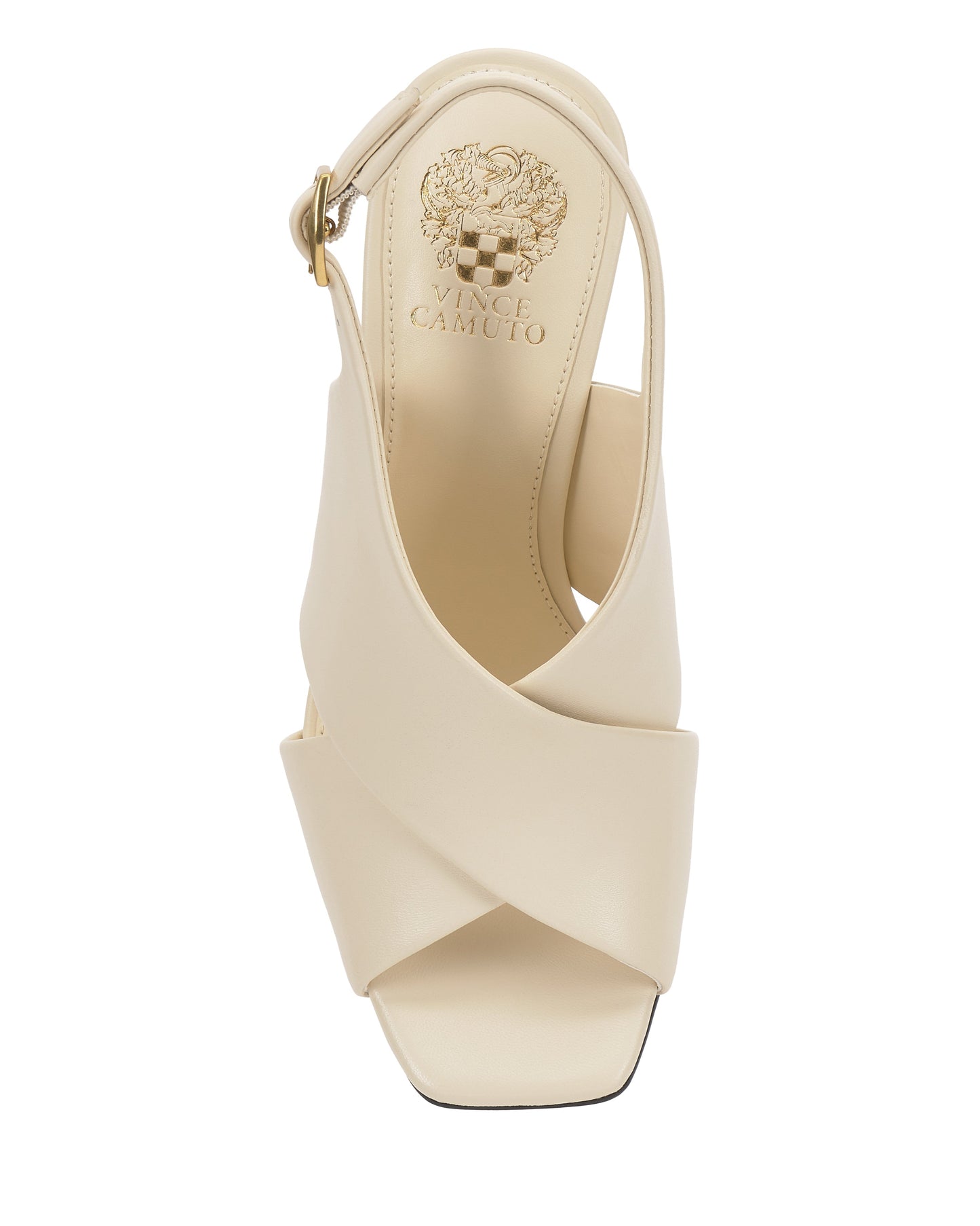Vince Camuto Ameira Wedge Sandal Creamy White Leather