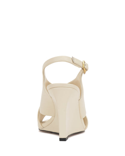 Vince Camuto Ameira Wedge Sandal Creamy White Leather