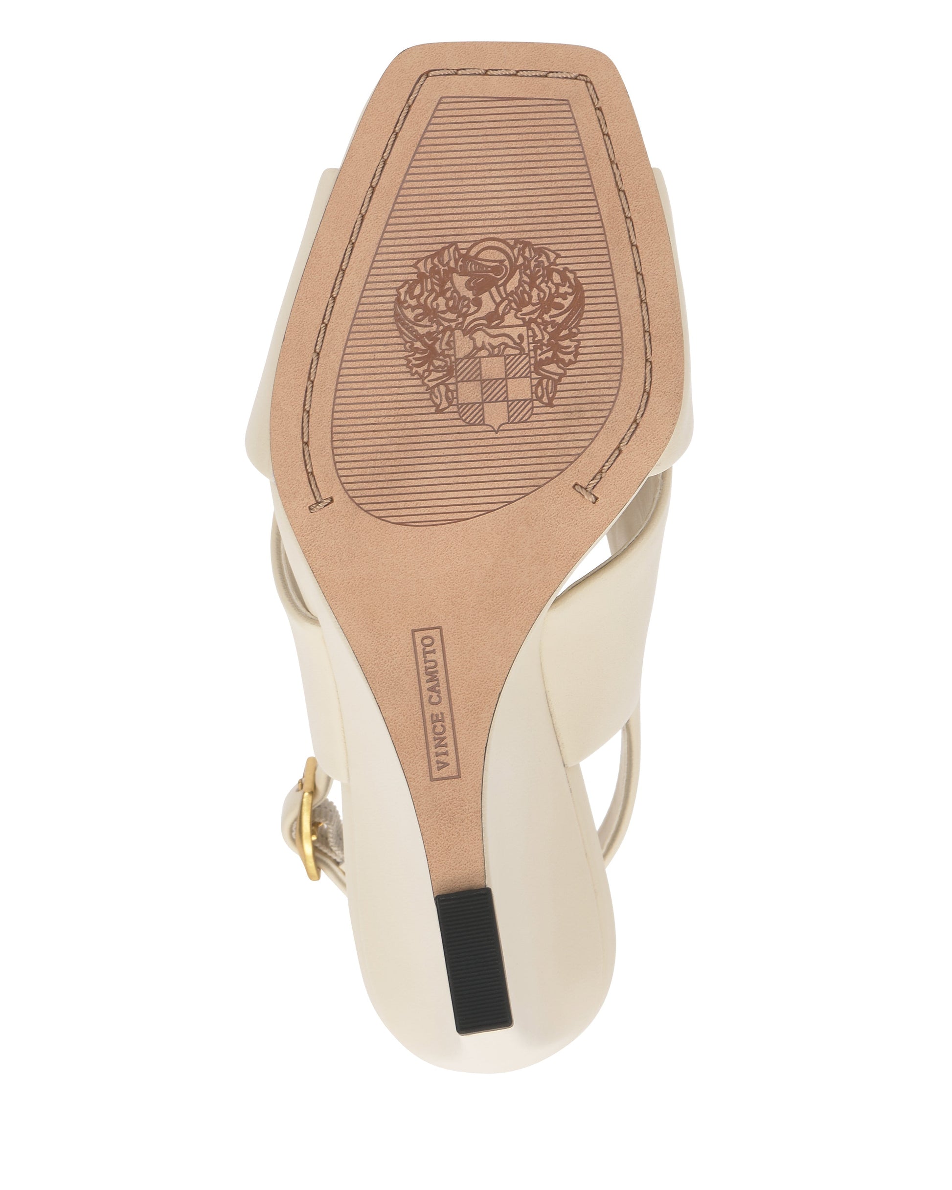 Vince Camuto Ameira Wedge Sandal Creamy White Leather