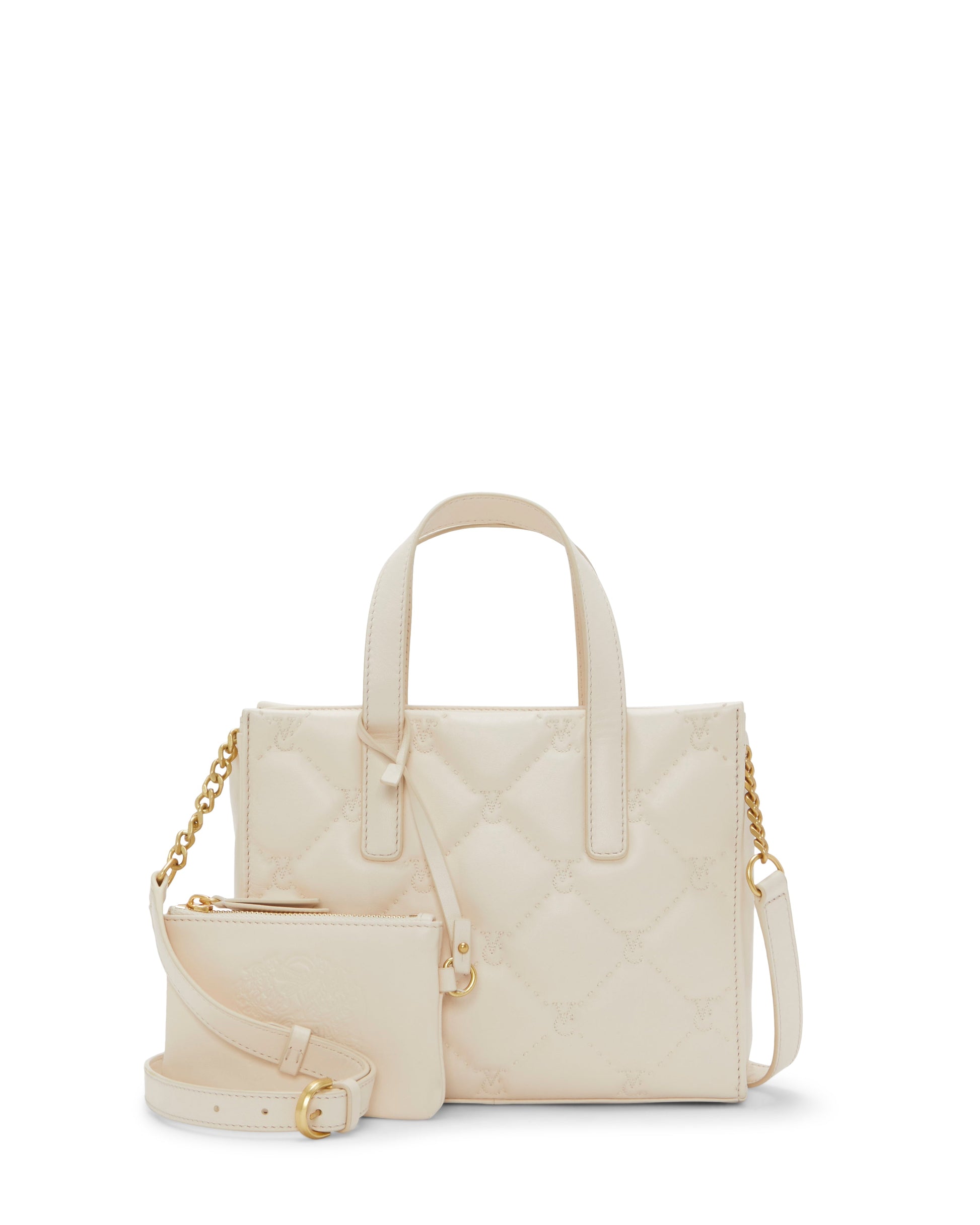 Vince Camuto Barry Small Tote Bag Warm Vanilla