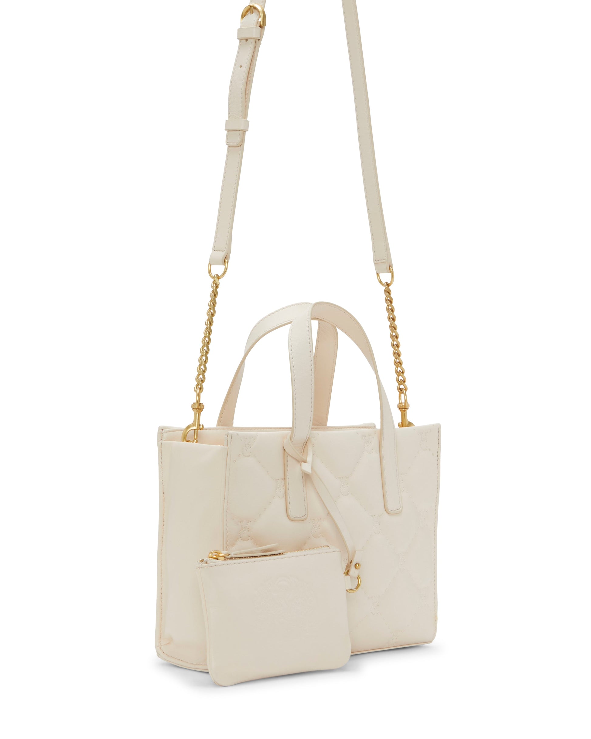 Vince Camuto Barry Small Tote Bag Warm Vanilla