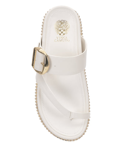 Vince Camuto Camilo Slide Bianco Leather