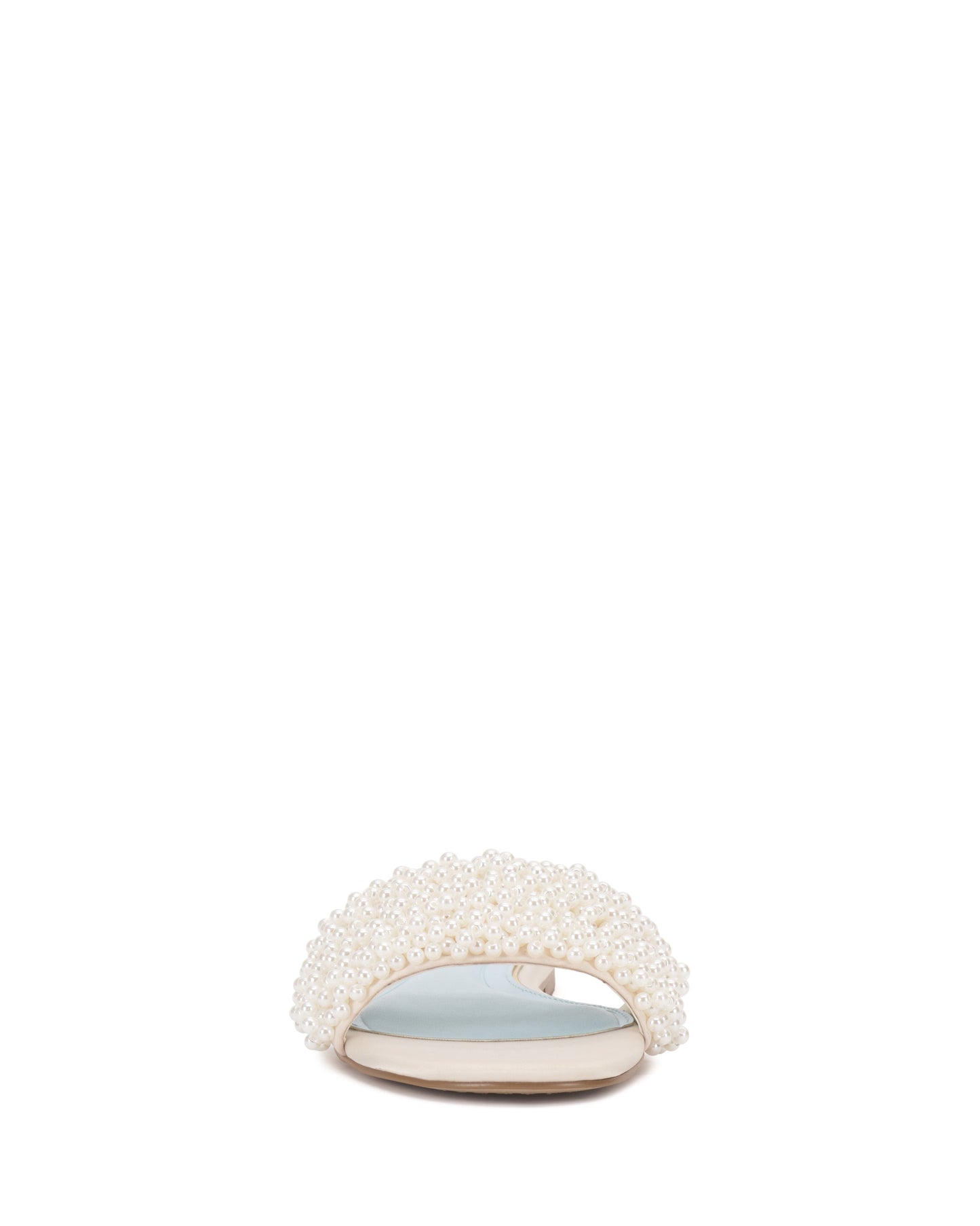 Vince Camuto Balea Beaded Sandal Milk Satin