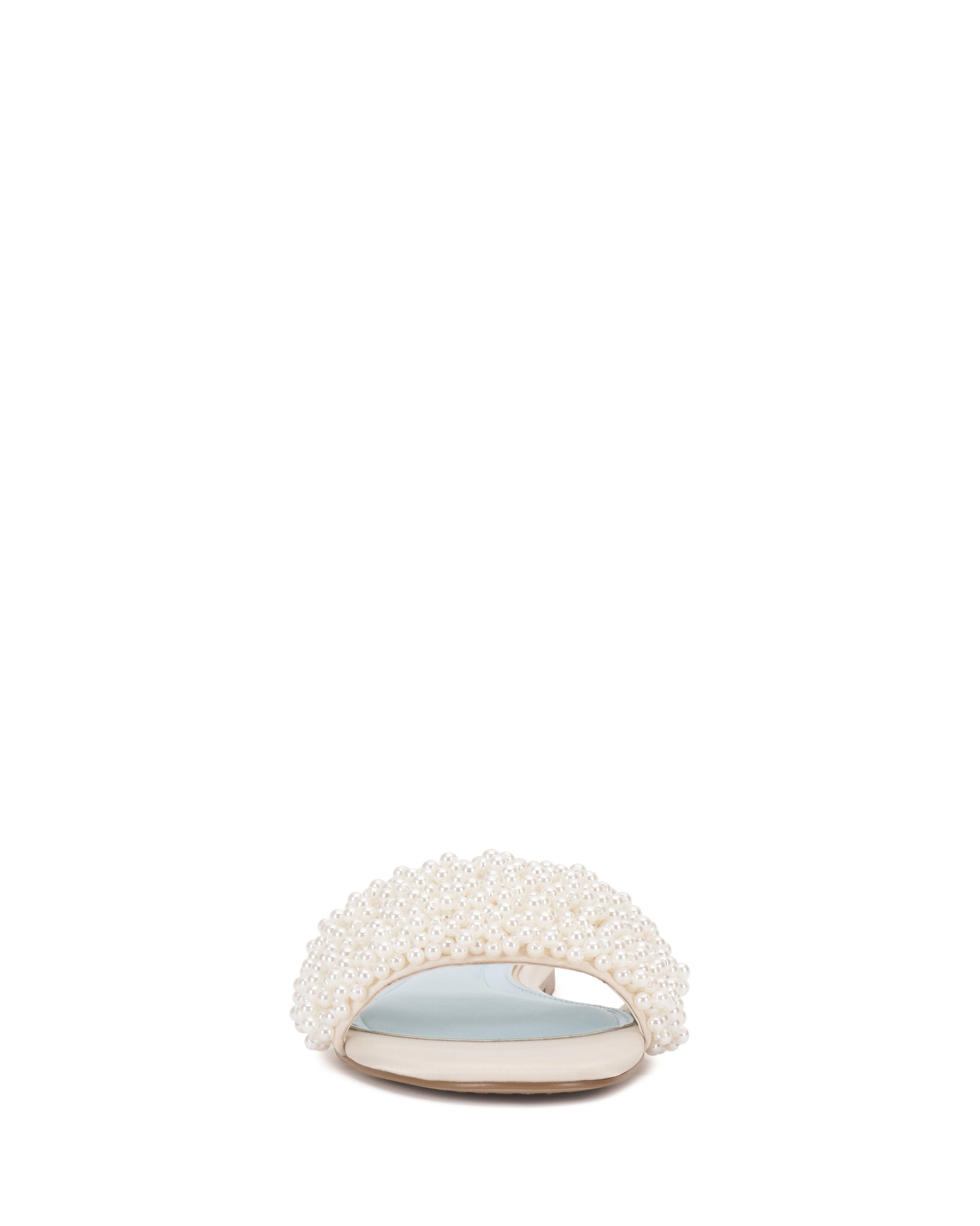 Vince Camuto Balea Beaded Sandal Milk Satin