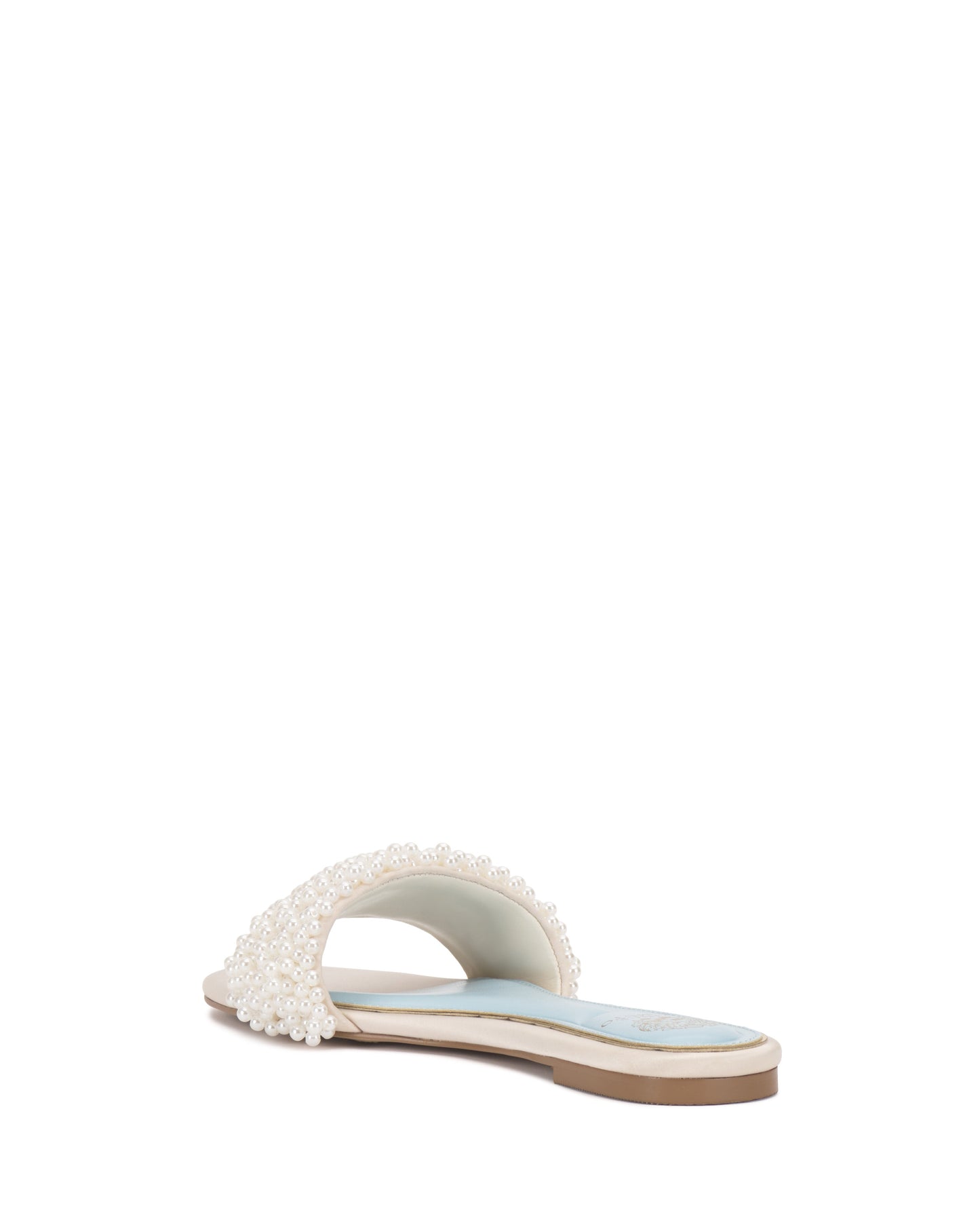 Vince Camuto Balea Beaded Sandal Milk Satin
