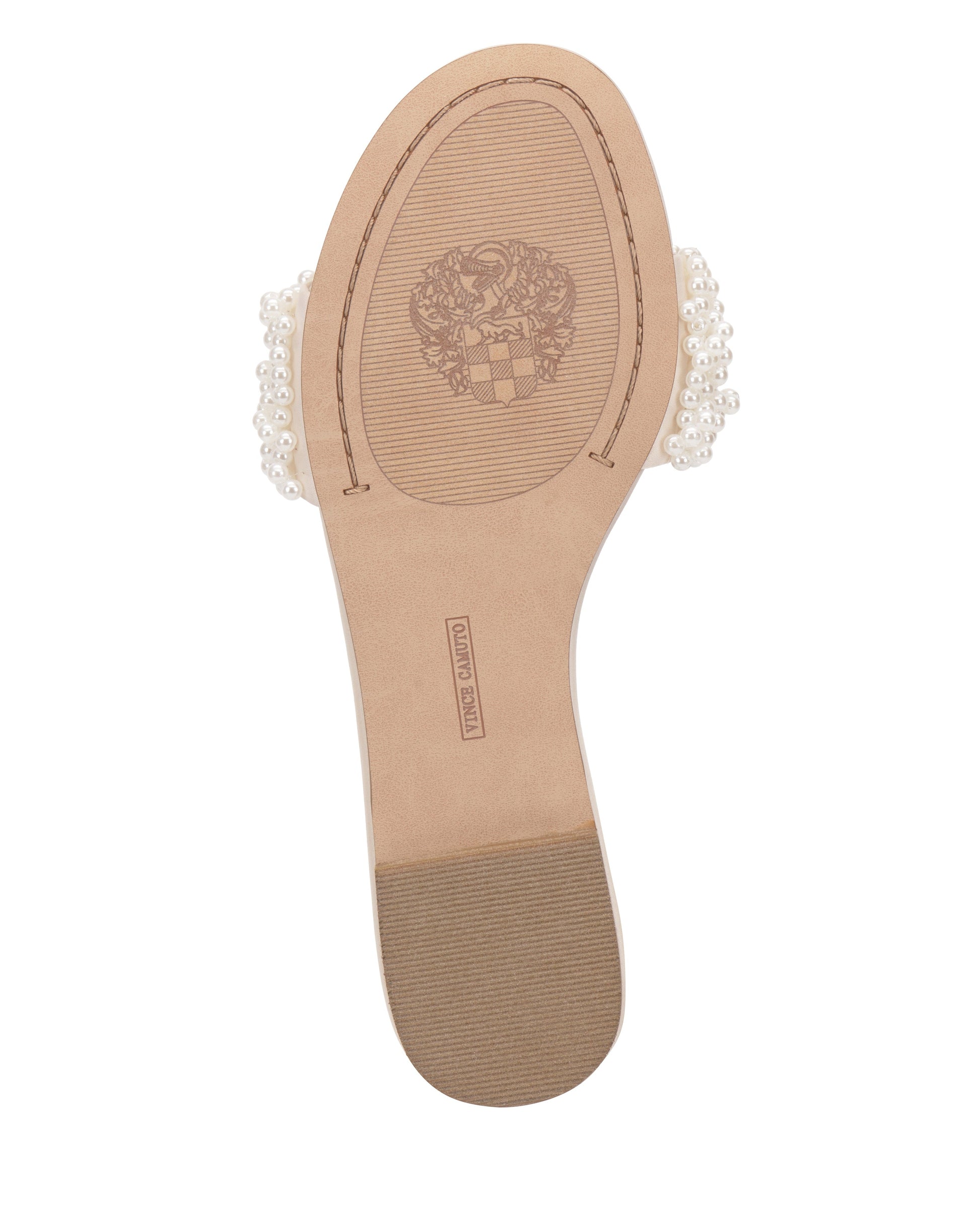 Vince Camuto Balea Beaded Sandal Milk Satin