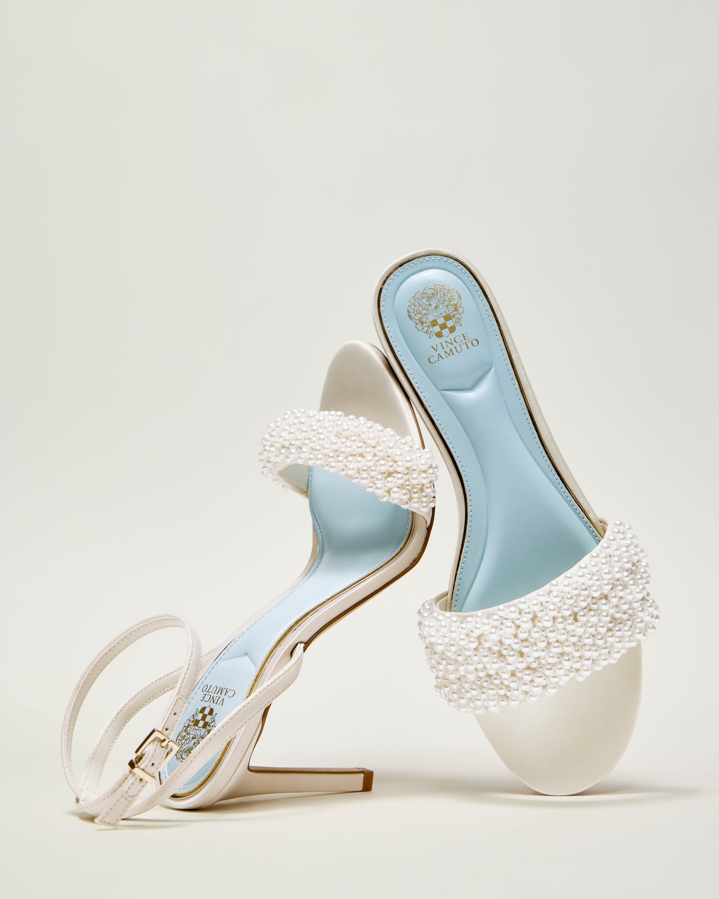Vince Camuto Arleem Sandal Milk Satin