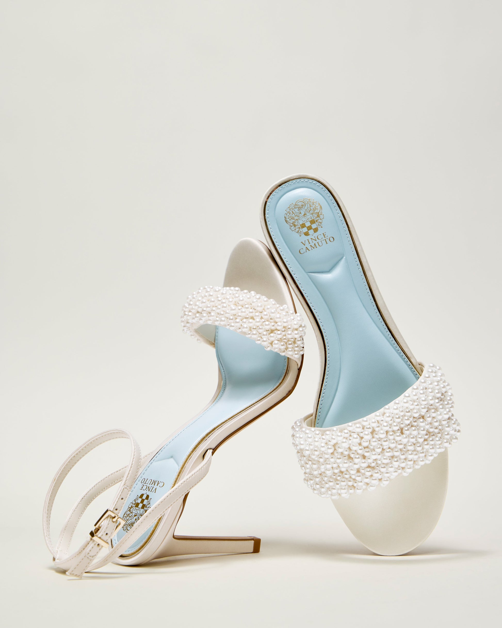 Vince Camuto Arleem Sandal Milk Satin