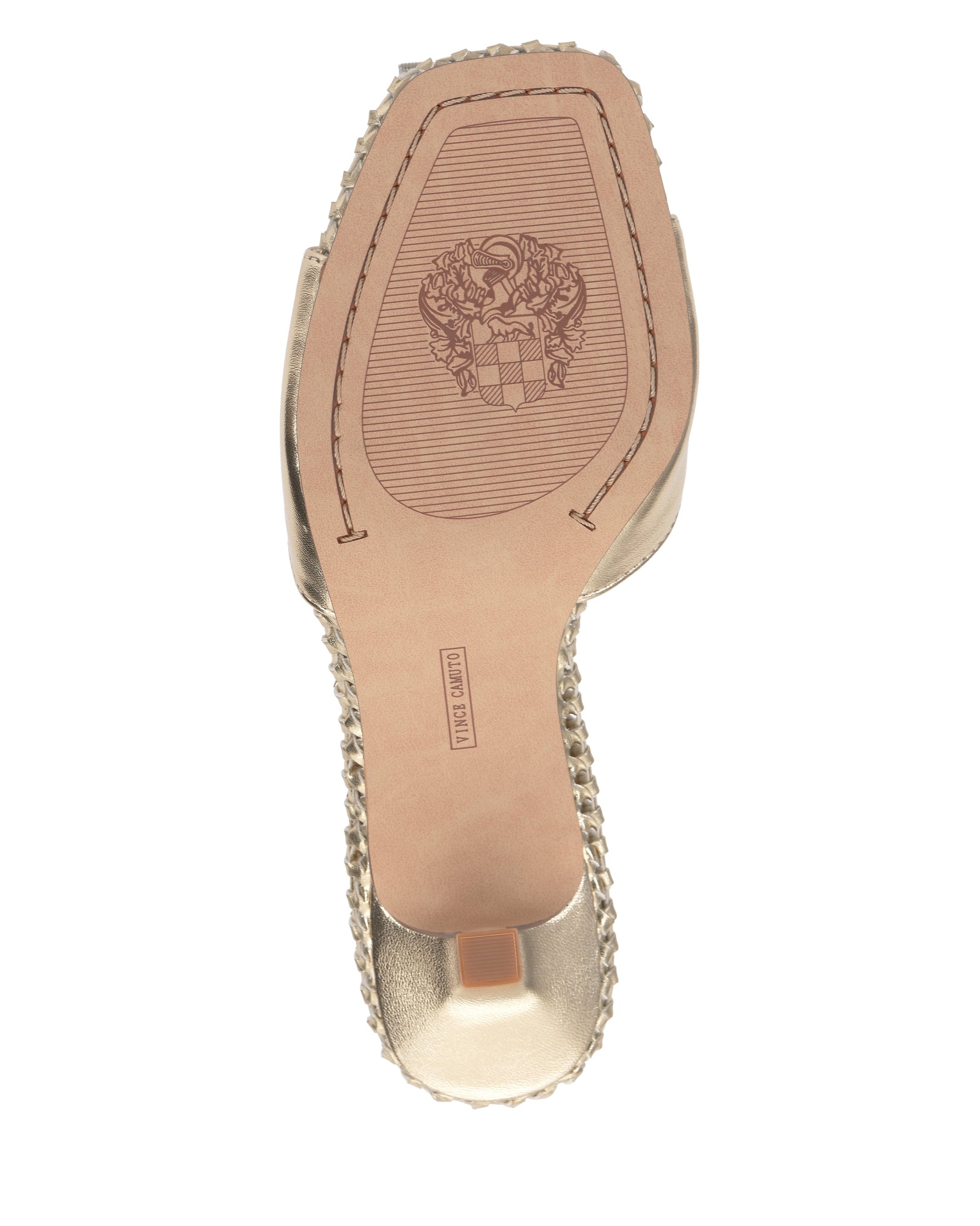 Vince Camuto Emmla Mule Egyptian Gold Leather