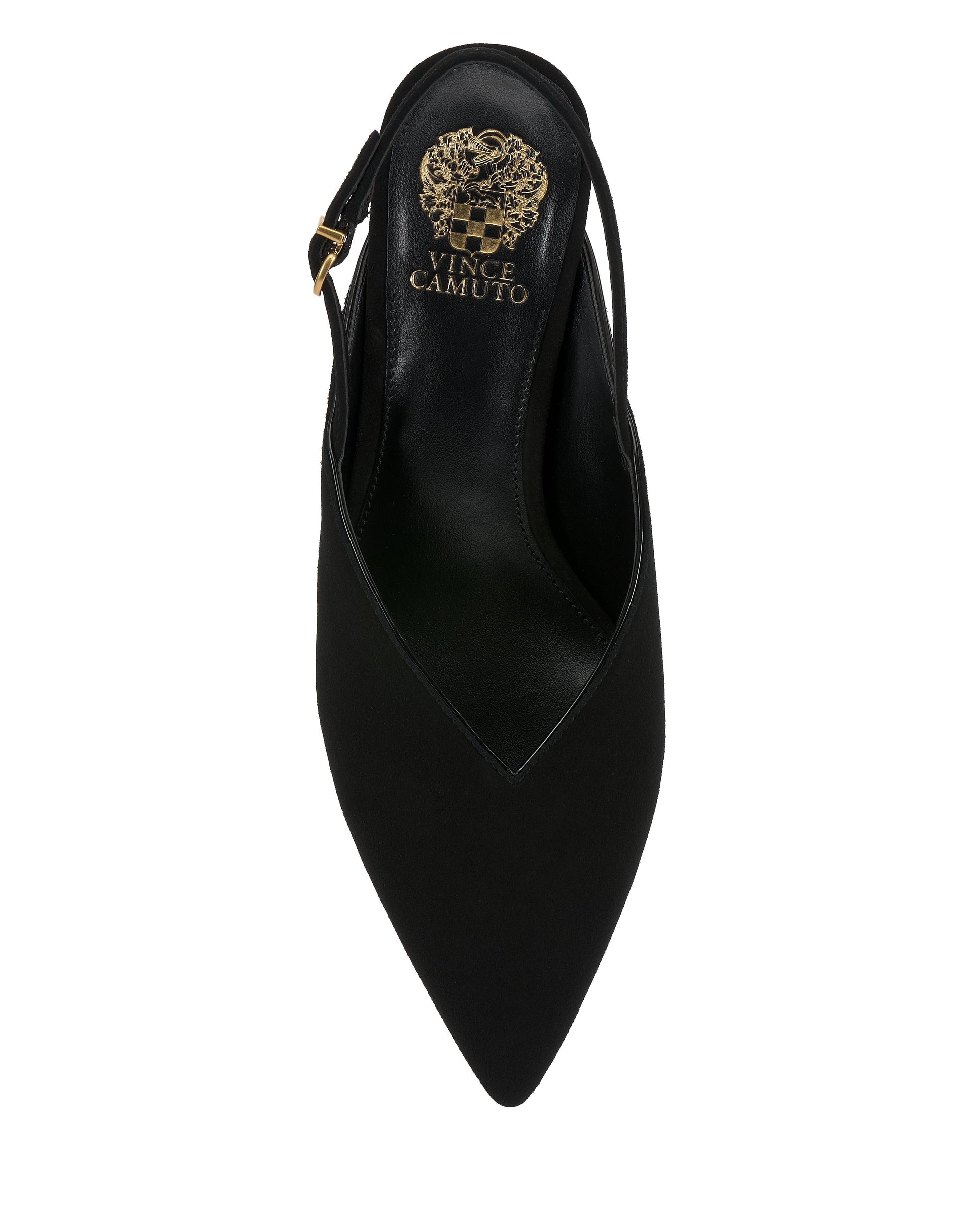 Vince Camuto Kylien Kitten Heel Pump Black Suede