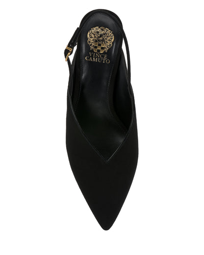 Vince Camuto Kylien Kitten Heel Pump Black Suede