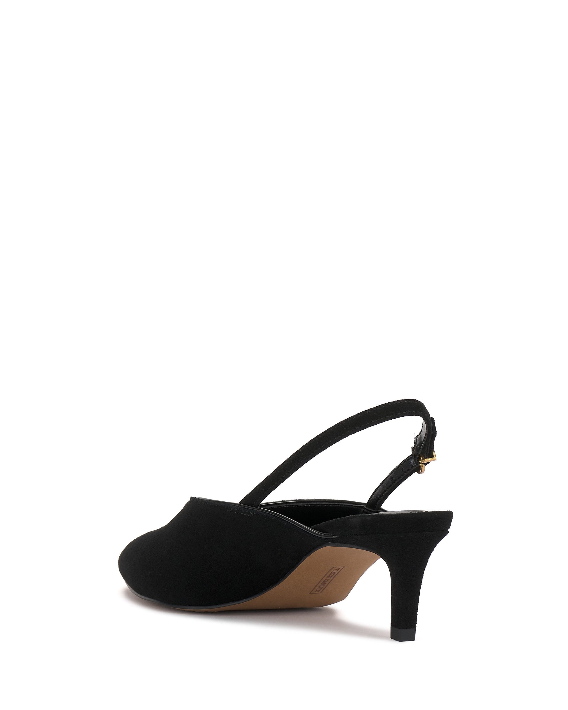 Vince Camuto Kylien Kitten Heel Pump Black Suede
