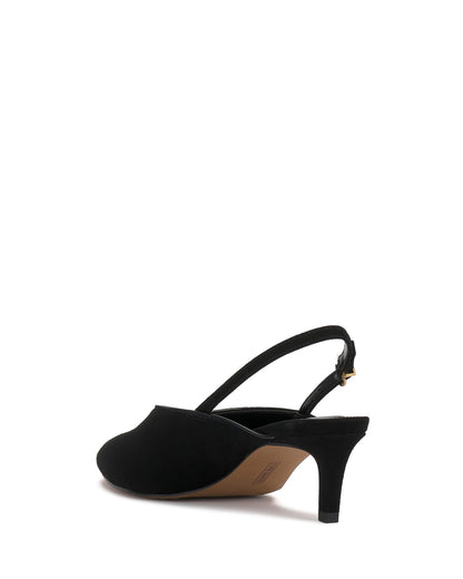 Vince Camuto Kylien Kitten Heel Pump Black Suede