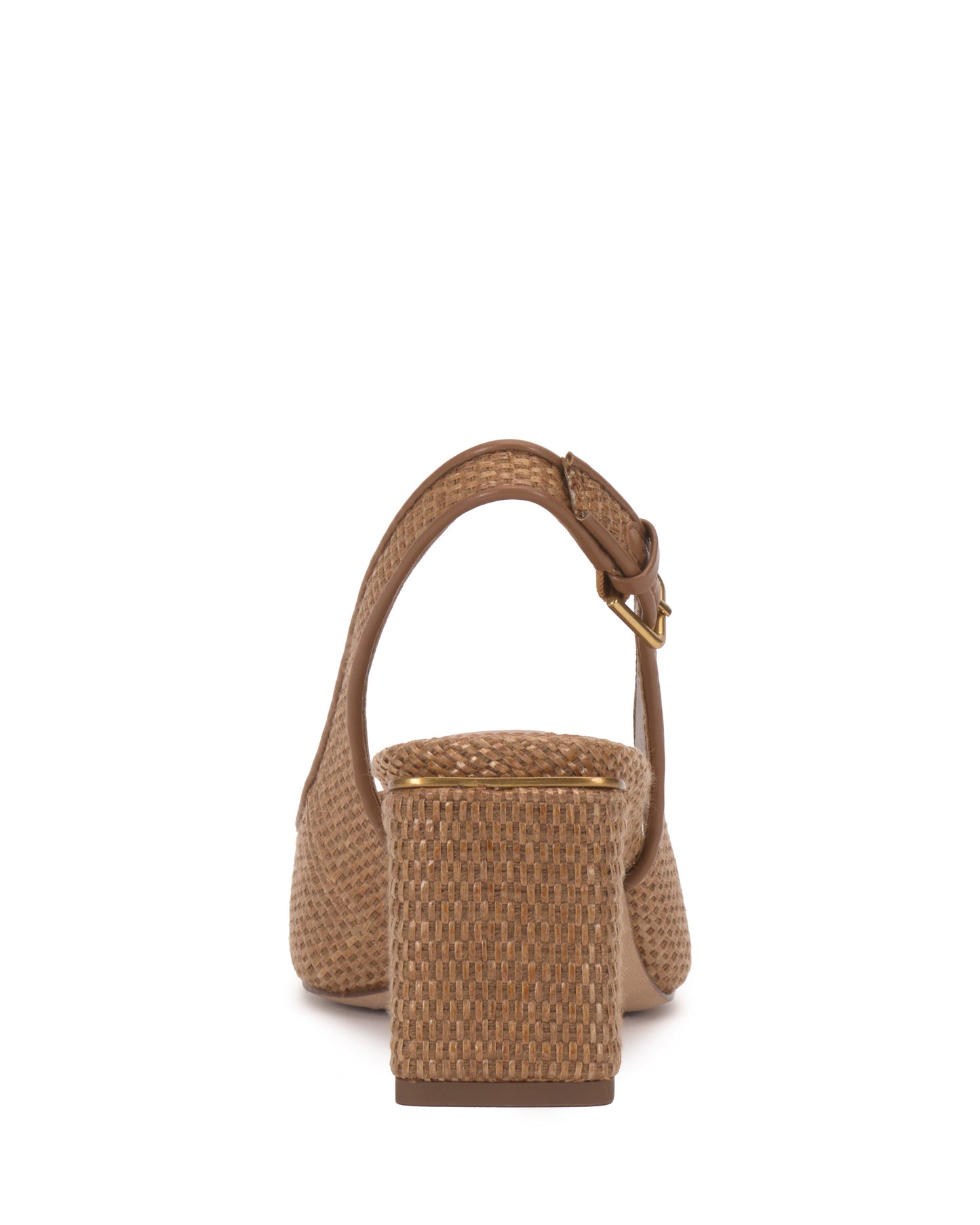 Vince Camuto Hamden Buckle Slingback Golden Walnut