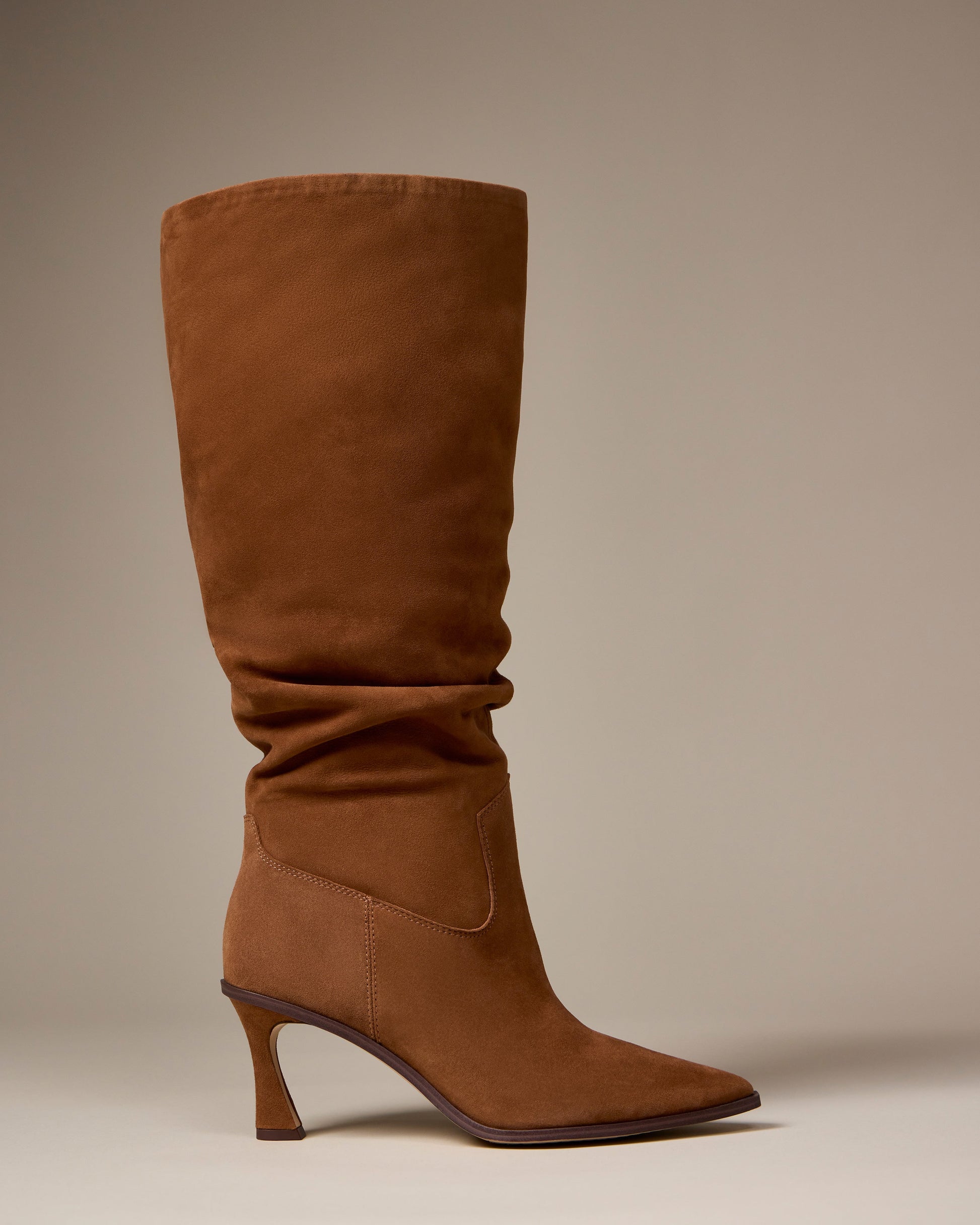 Vince Camuto Kindre Extra Wide Calf Slouchy Knee High Boot Burnt Sugar