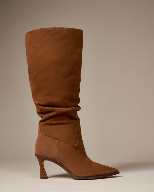 Vince Camuto Kindre Extra Wide Calf Slouchy Knee High Boot Burnt Sugar