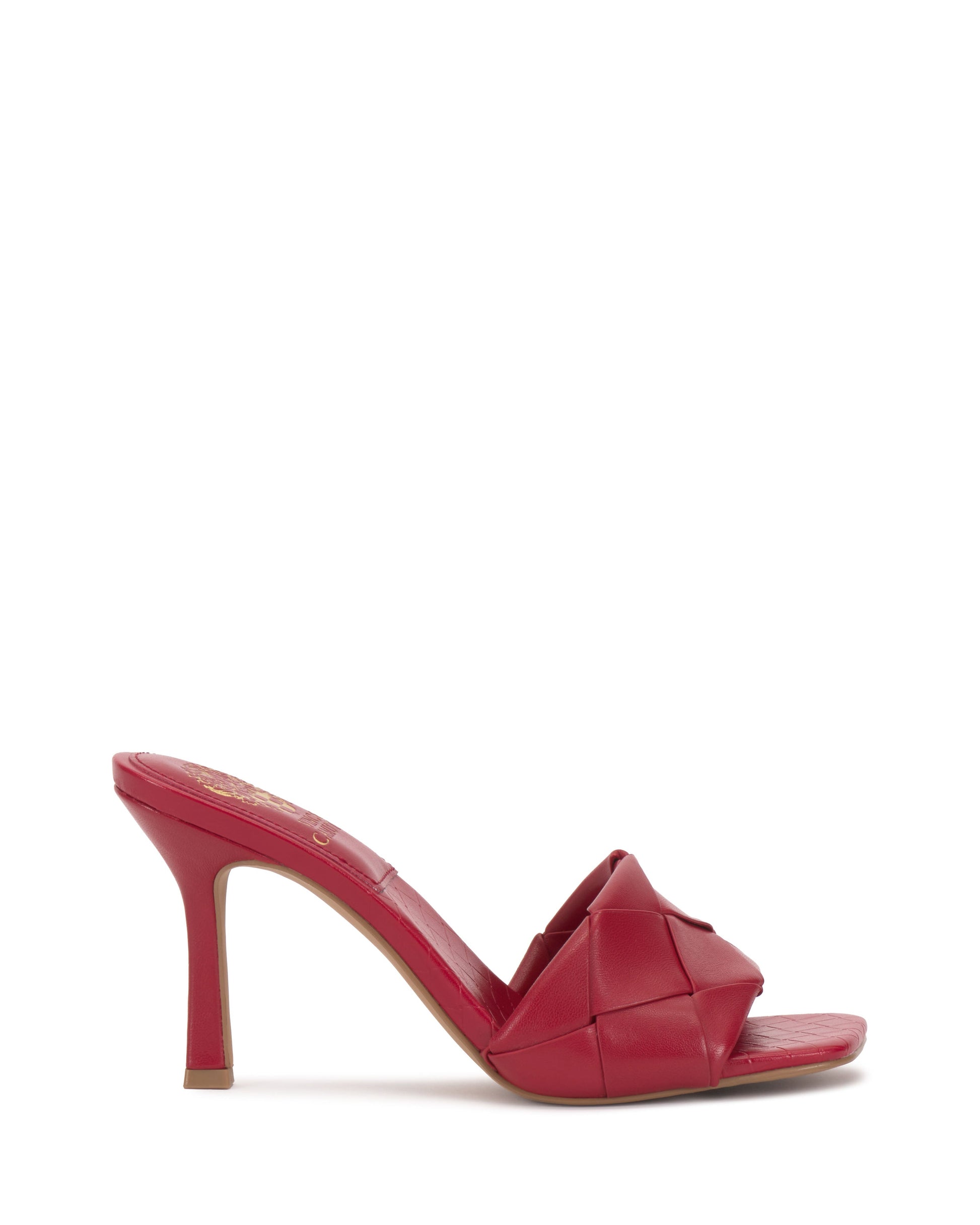 Vince Camuto Brelanie Woven Mule Flame Leather
