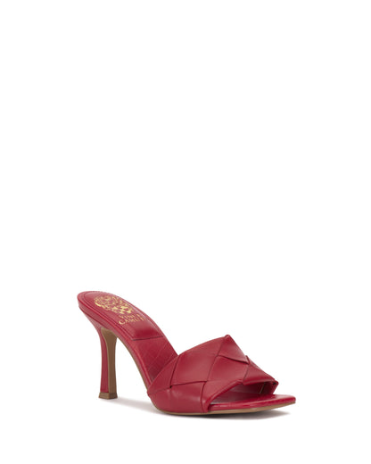 Vince Camuto Brelanie Woven Mule Flame Leather