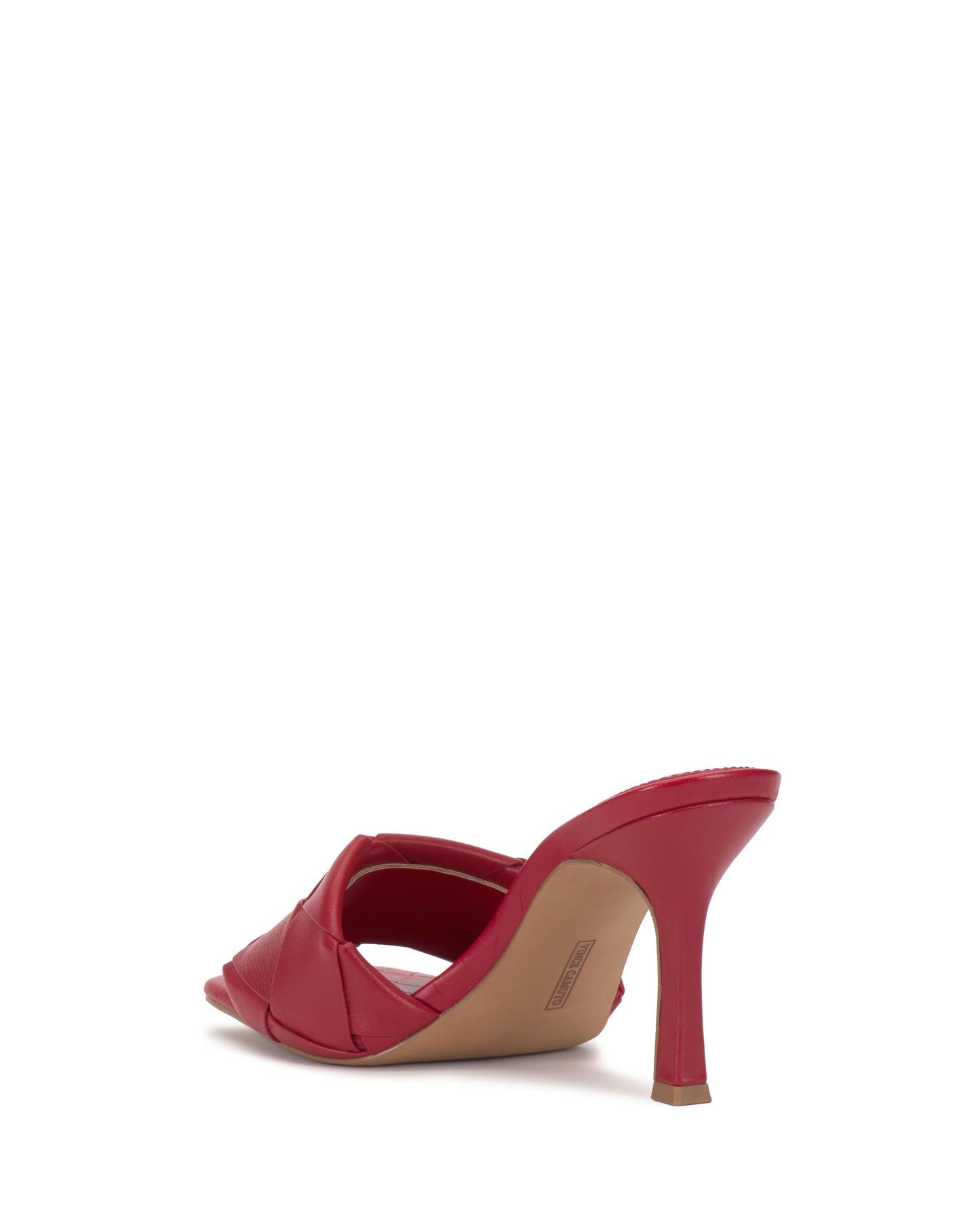 Vince Camuto Brelanie Woven Mule Flame Leather
