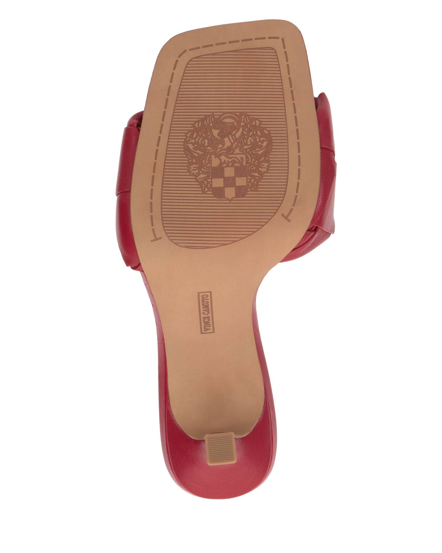 Vince Camuto Brelanie Woven Mule Flame Leather