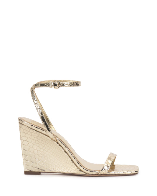 Vince Camuto Ambee Wedge Sandal Gold