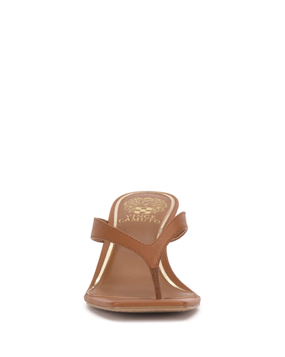 Vince Camuto Cianna Wedge Sandal Golden Walnut Leather