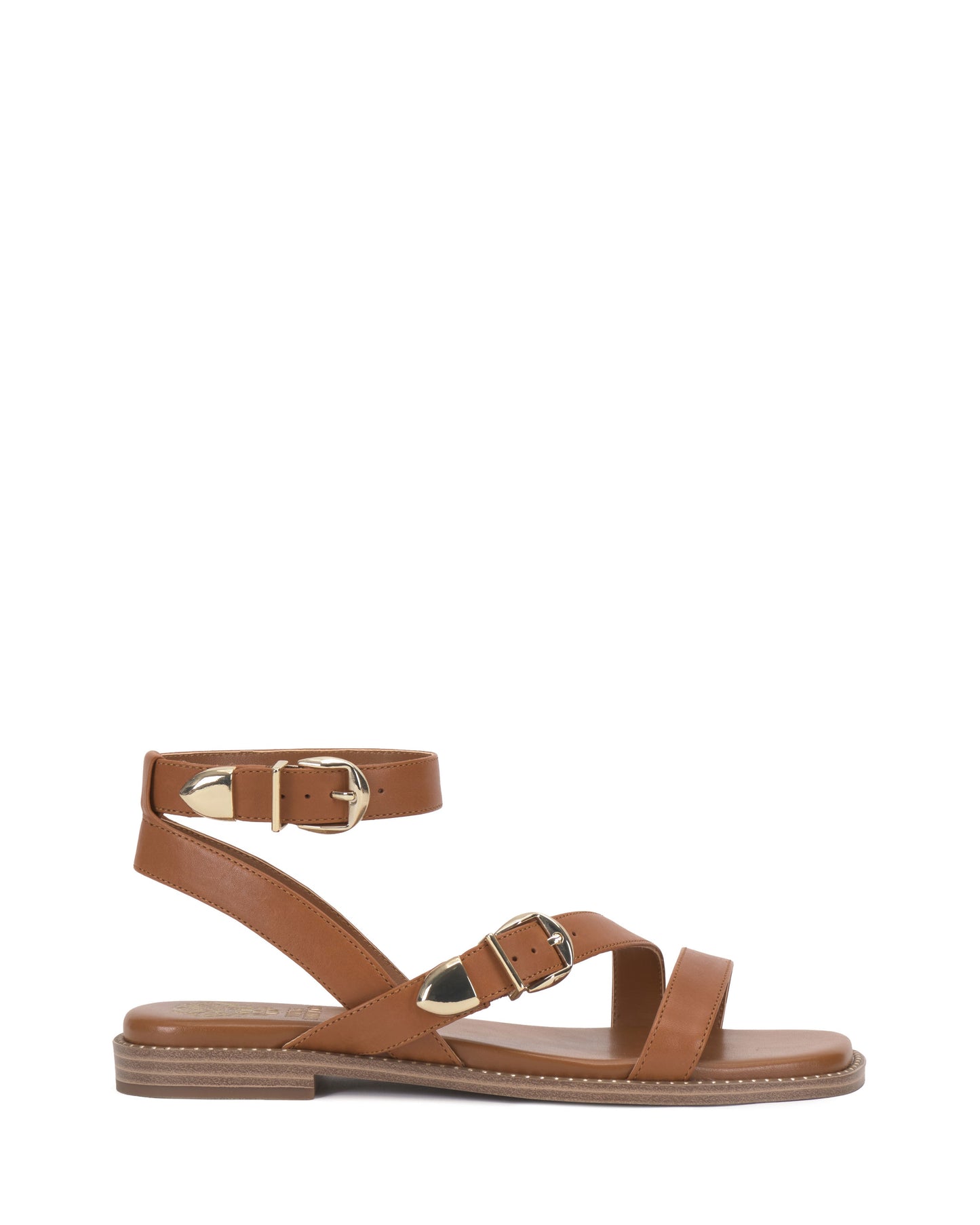 Vince Camuto Neiko Sandal Golden Walnut Leather