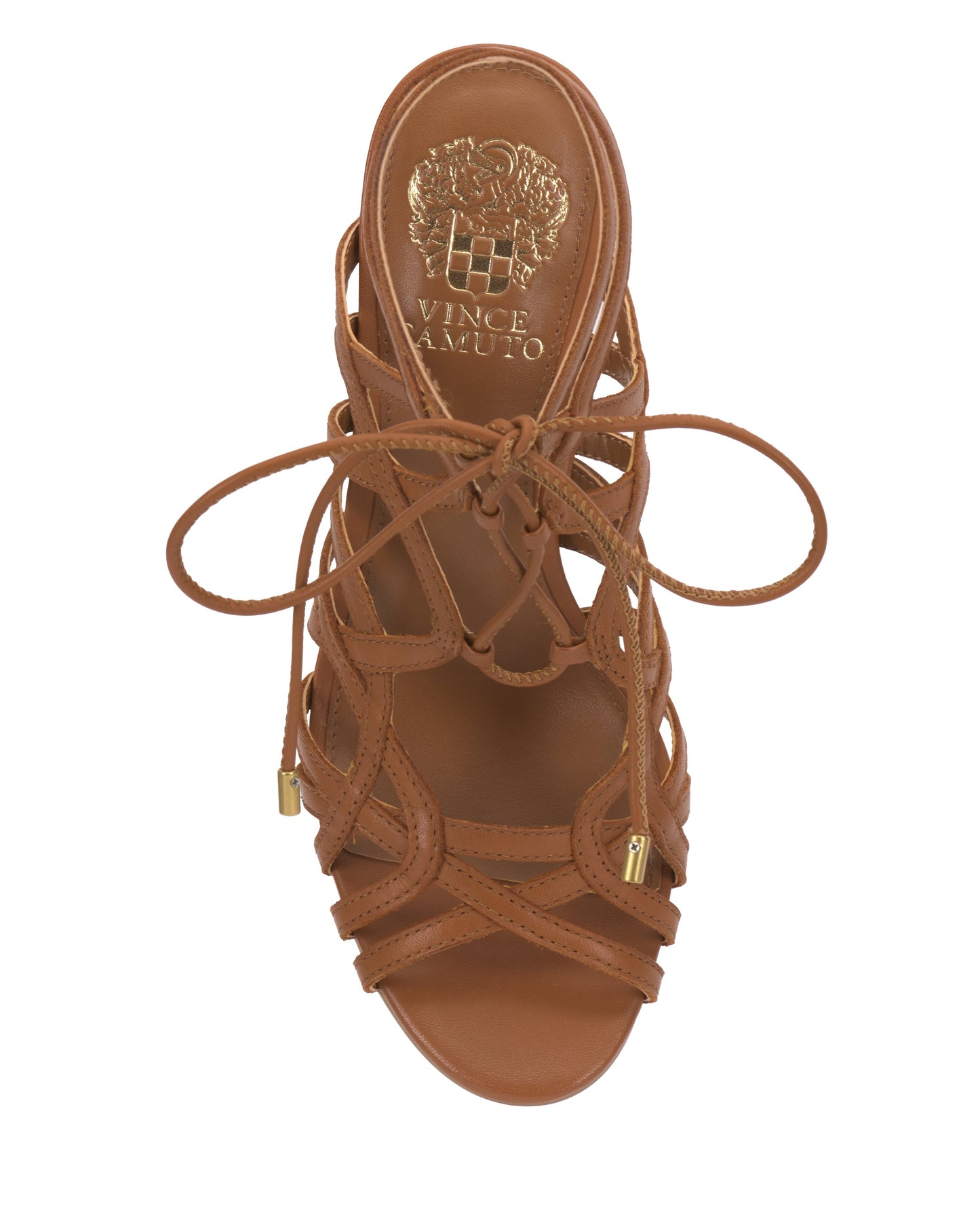 Vince Camuto Tilly Sandal Golden Walnut Leather