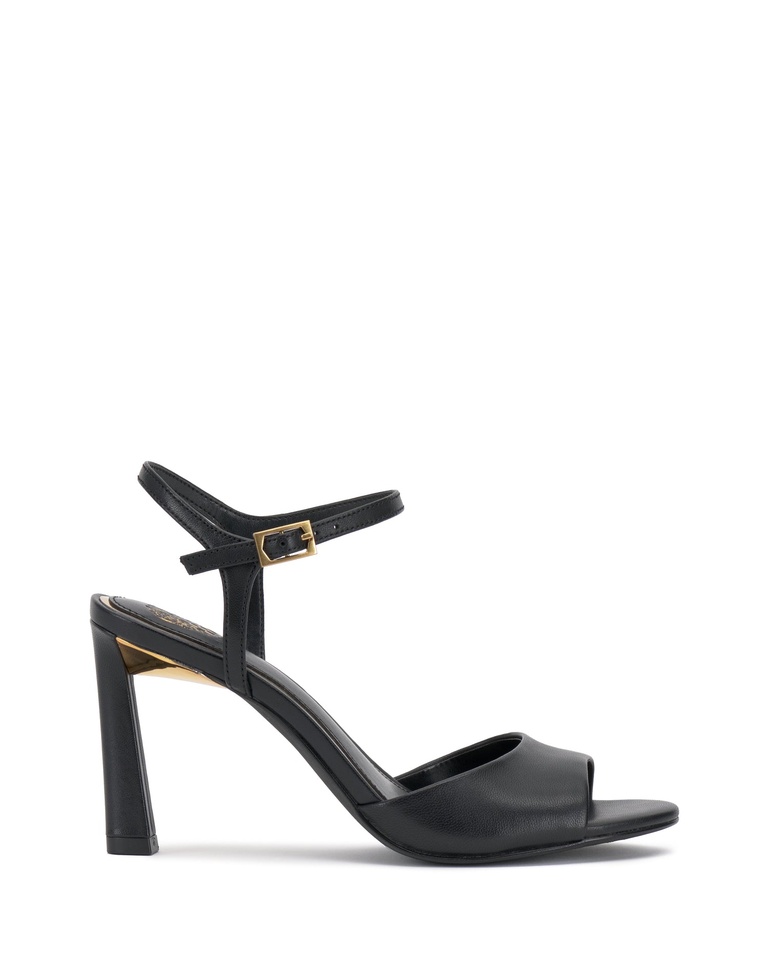 Vince Camuto Lilah Ankle Strap High Heel Sandal Black
