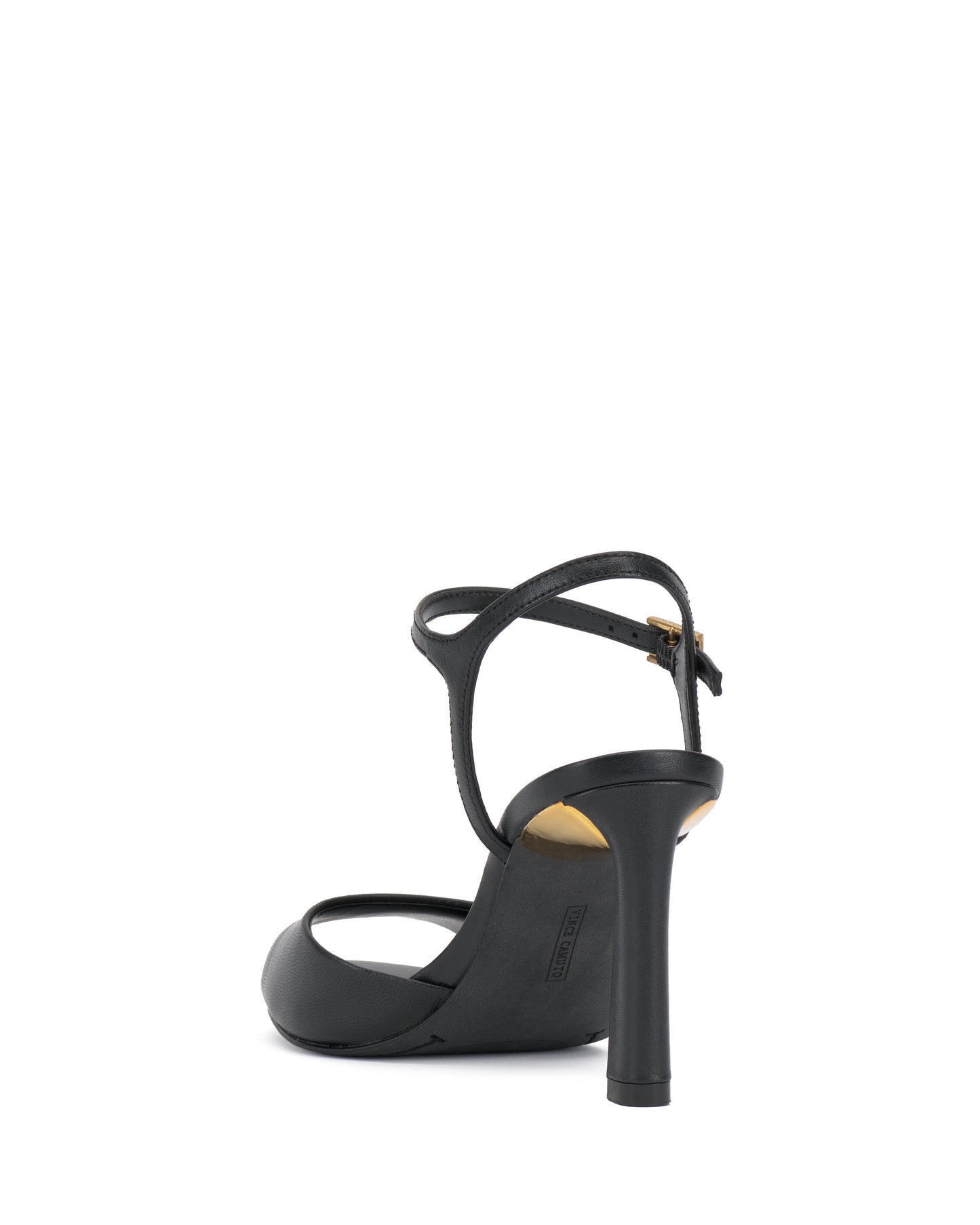 Vince Camuto Lilah Ankle Strap High Heel Sandal Black