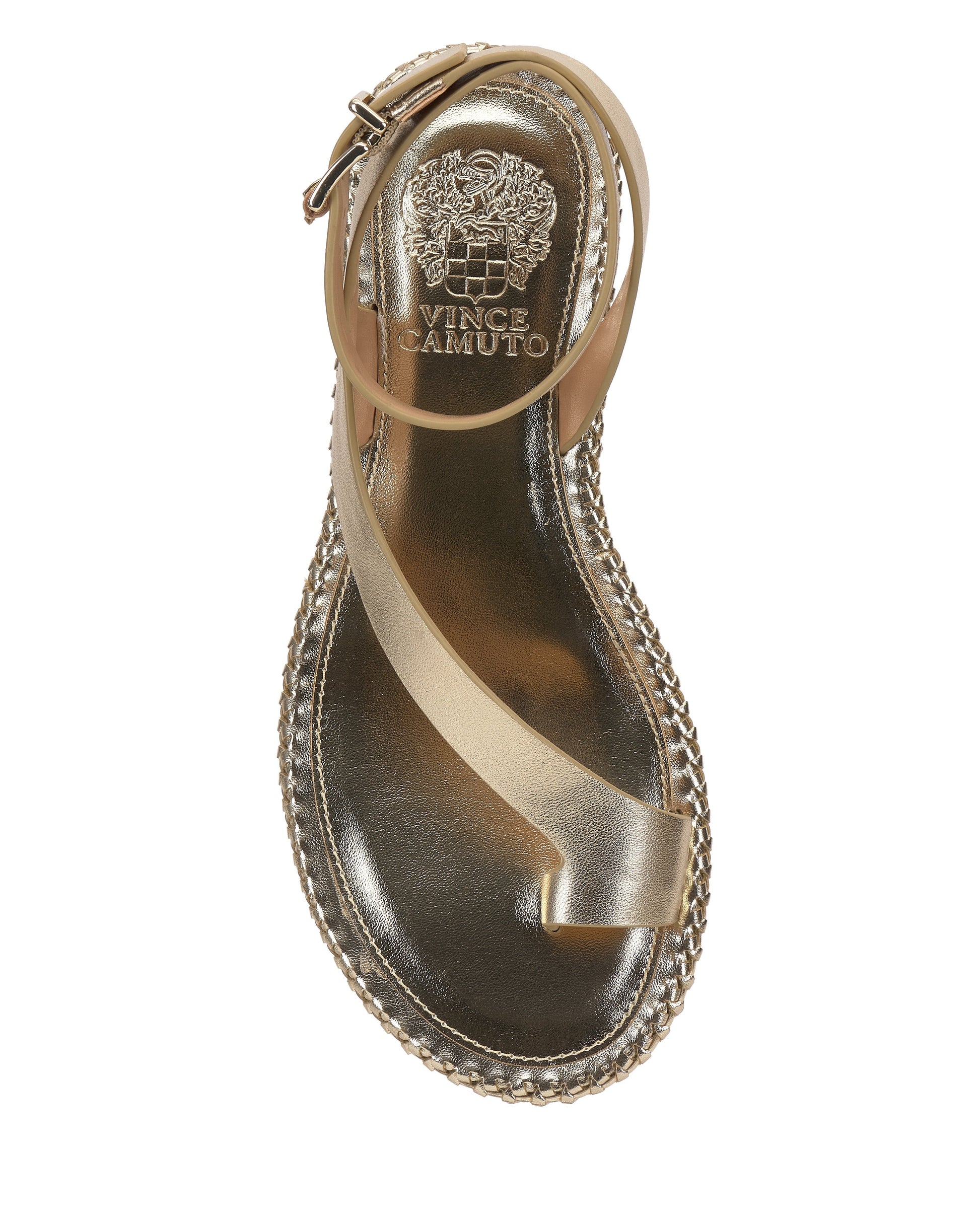Vince Camuto Libahs Sandal Egyptian Gold Leather