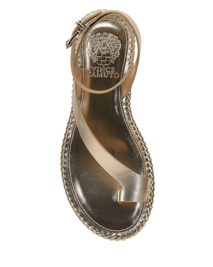 Vince Camuto Libahs Sandal Egyptian Gold Leather