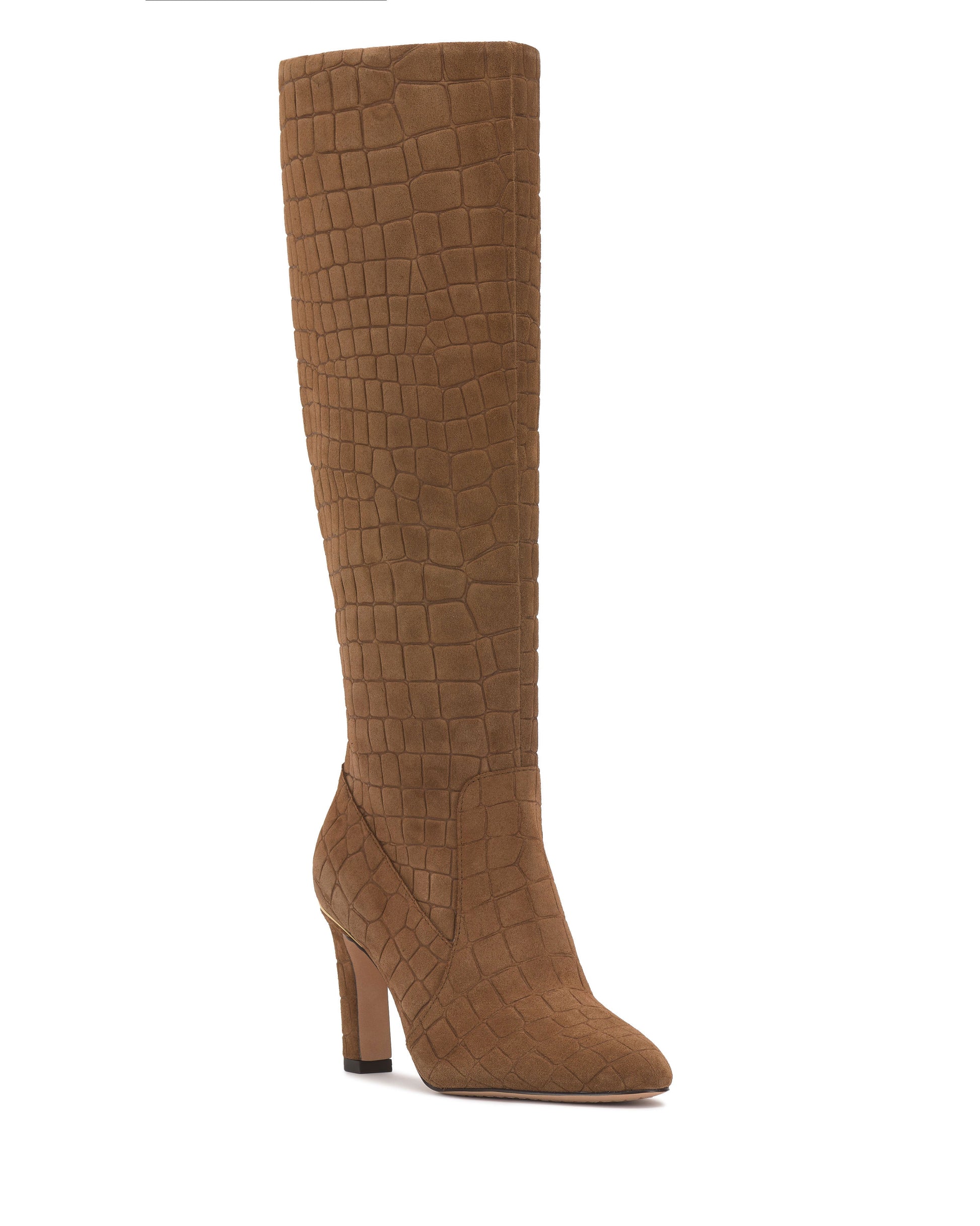 Vince Camuto Gylina Extra Wide Calf Boot Fawn
