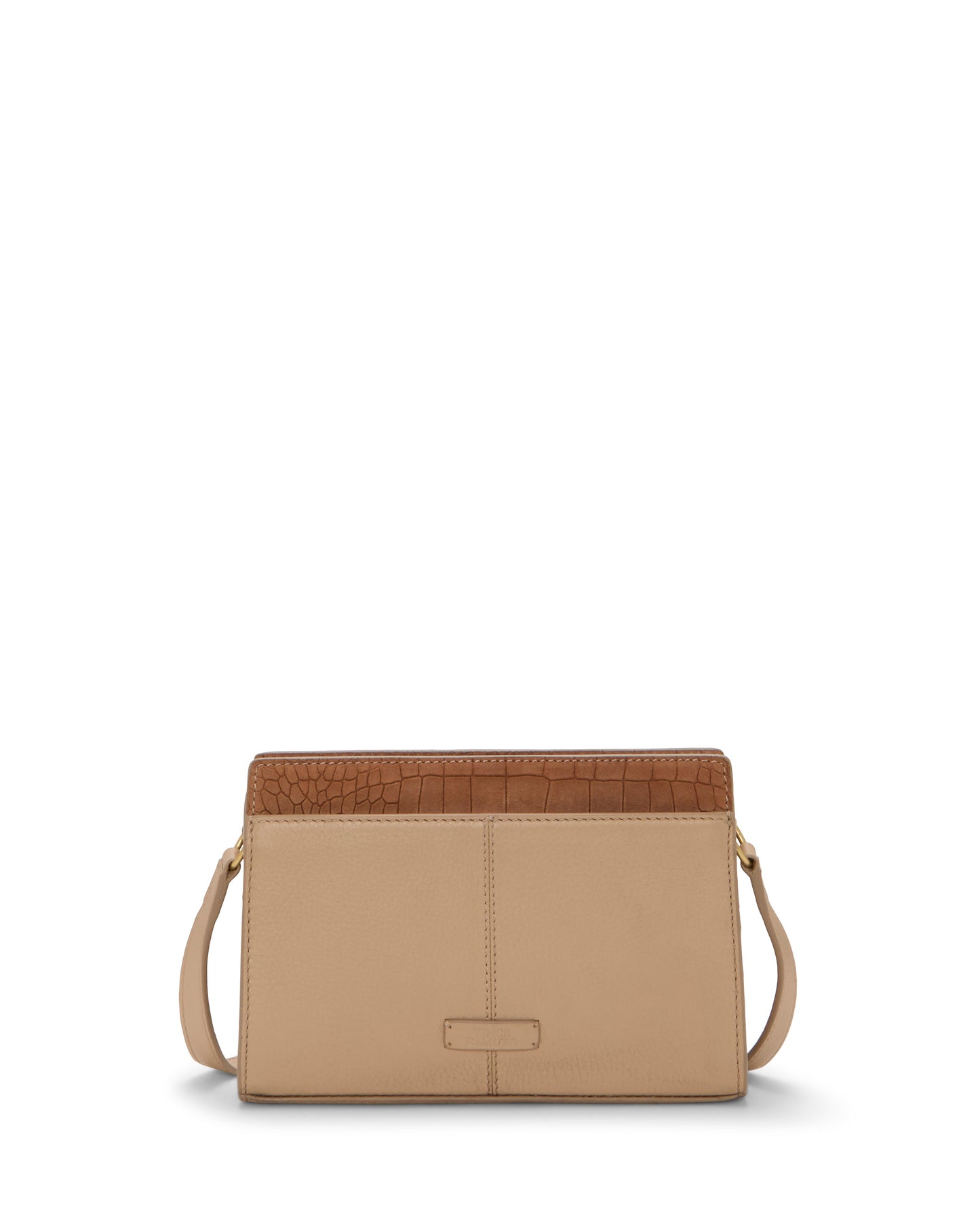 Vince Camuto Tasha Crossbody Bag Cappuccino/Cognac Leather