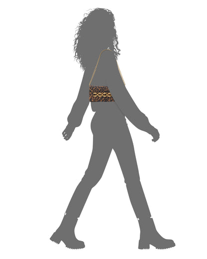 Vince Camuto Anjii Clutch Leopard Leopard