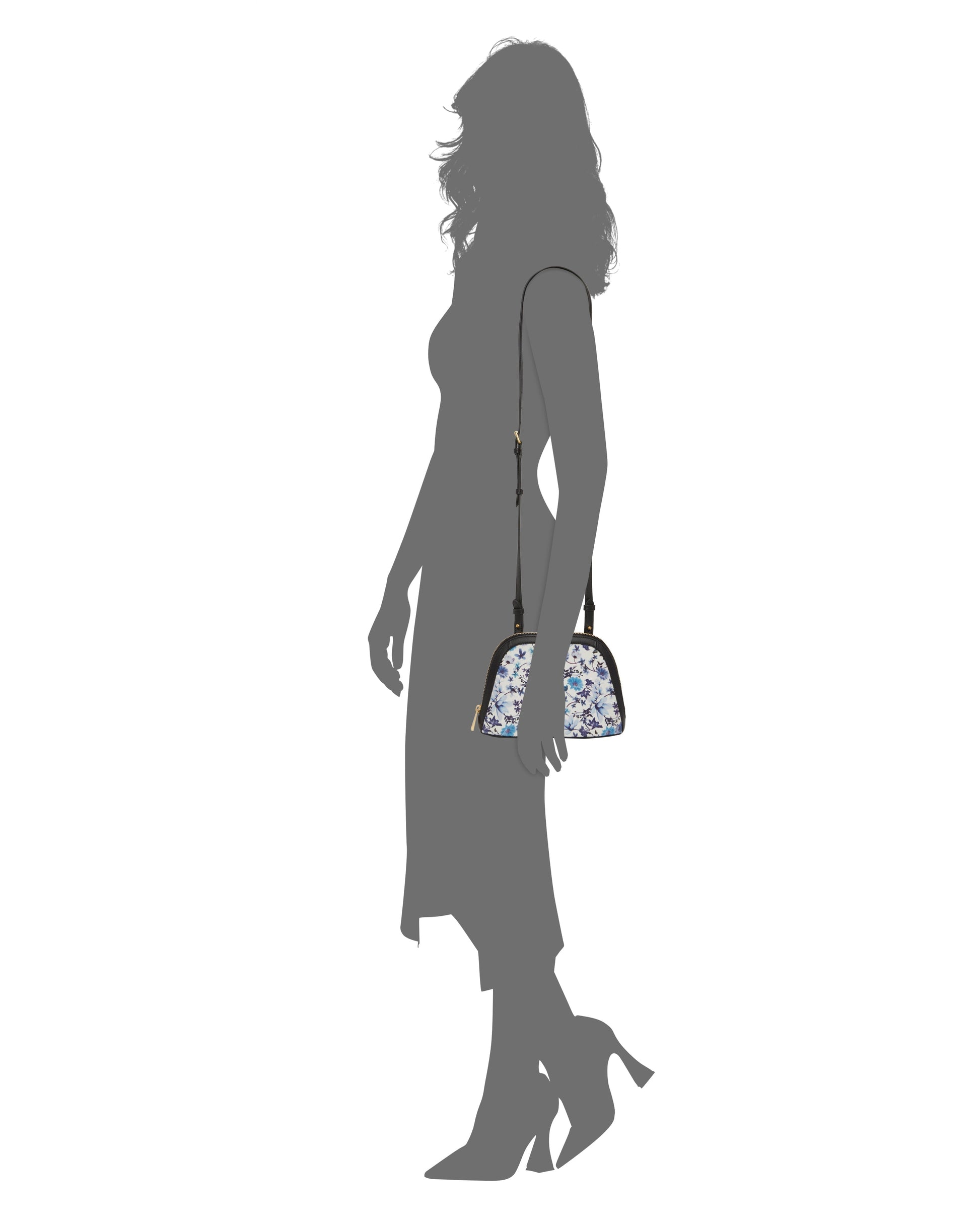 Vince Camuto Sabra Crossbody Bag Blue Mystic