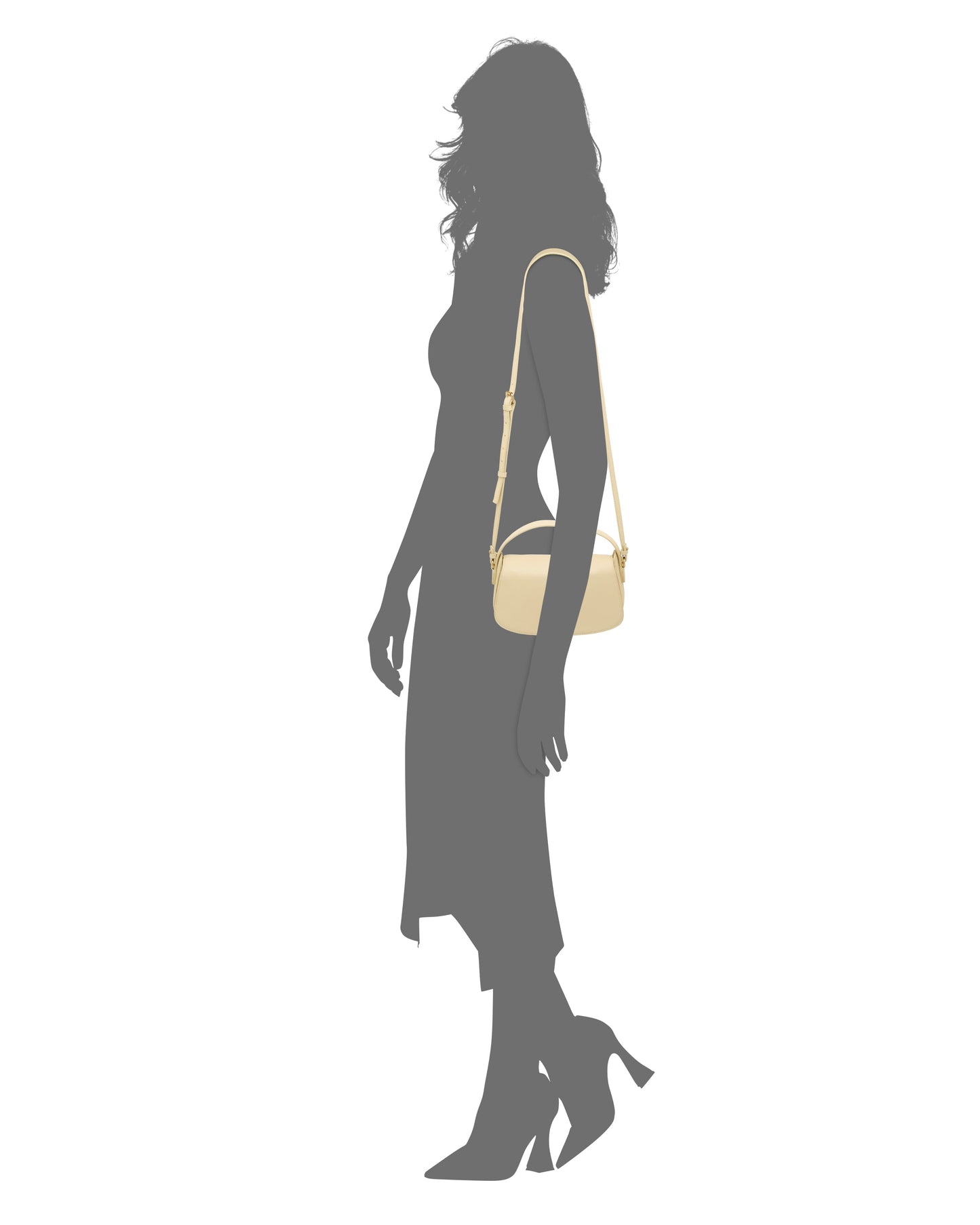 Vince Camuto Jayda Crossbody Bag Lemon Custard Leather