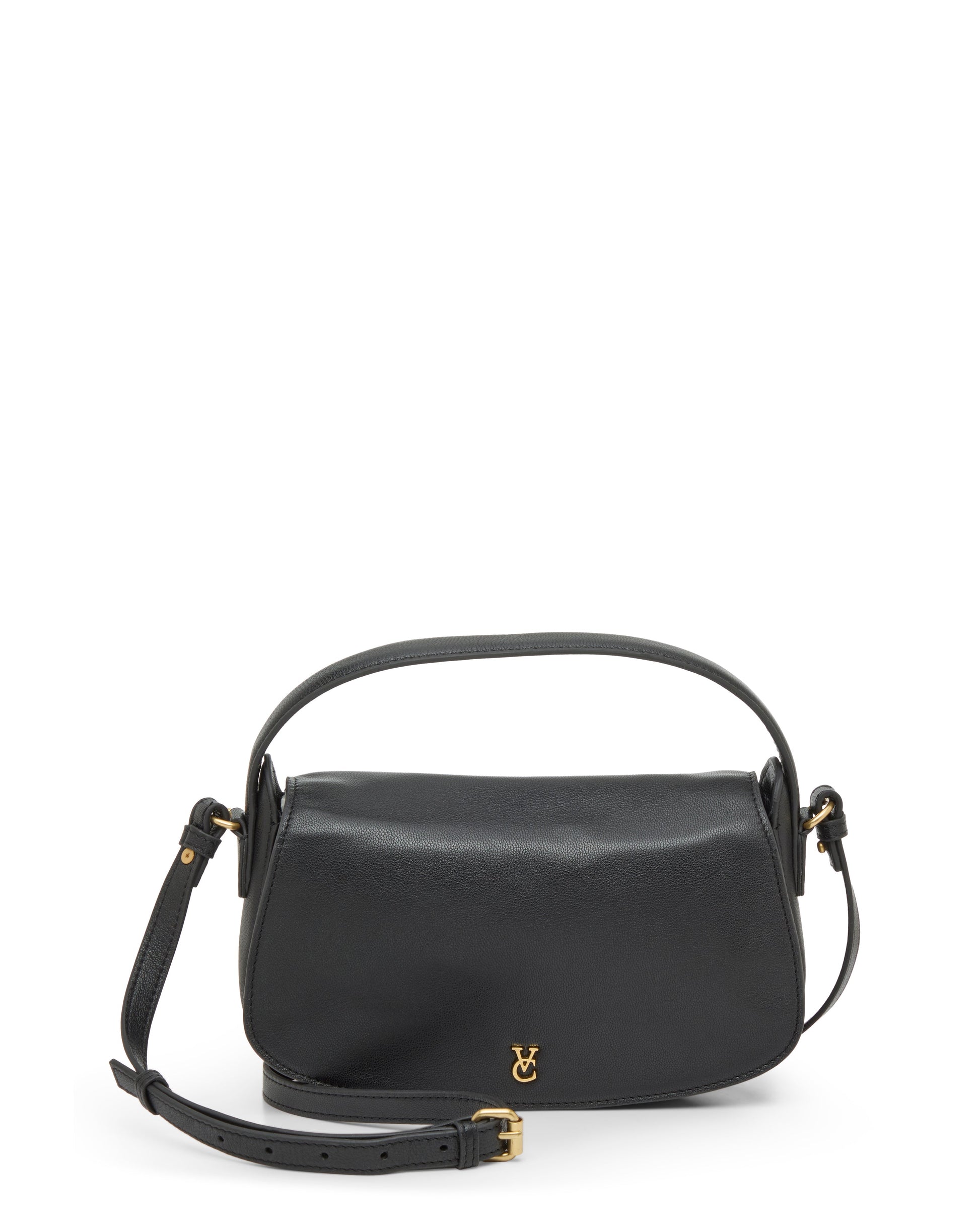 Vince Camuto Jayda Crossbody Bag Black Leather