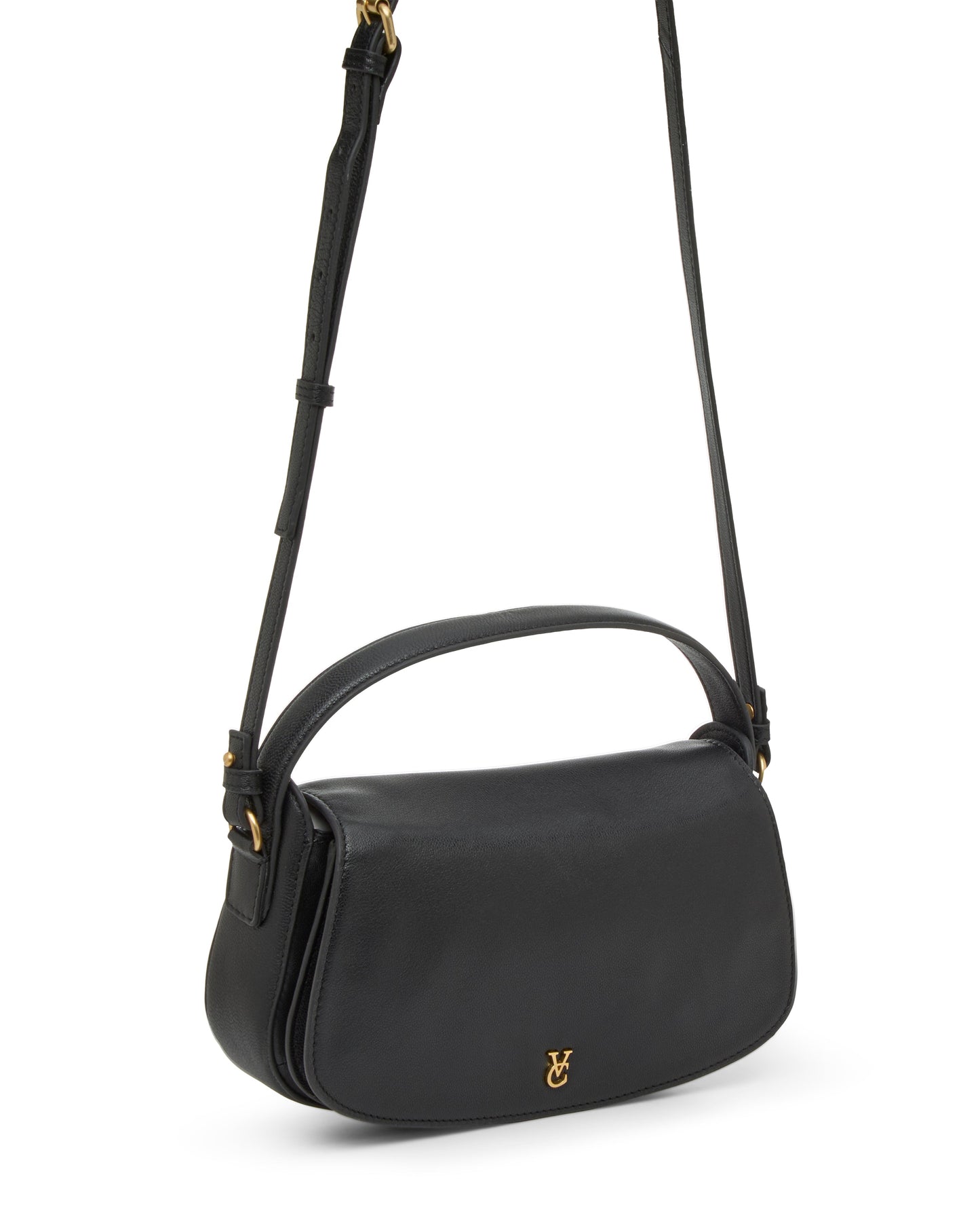 Vince Camuto Jayda Crossbody Bag Black Leather
