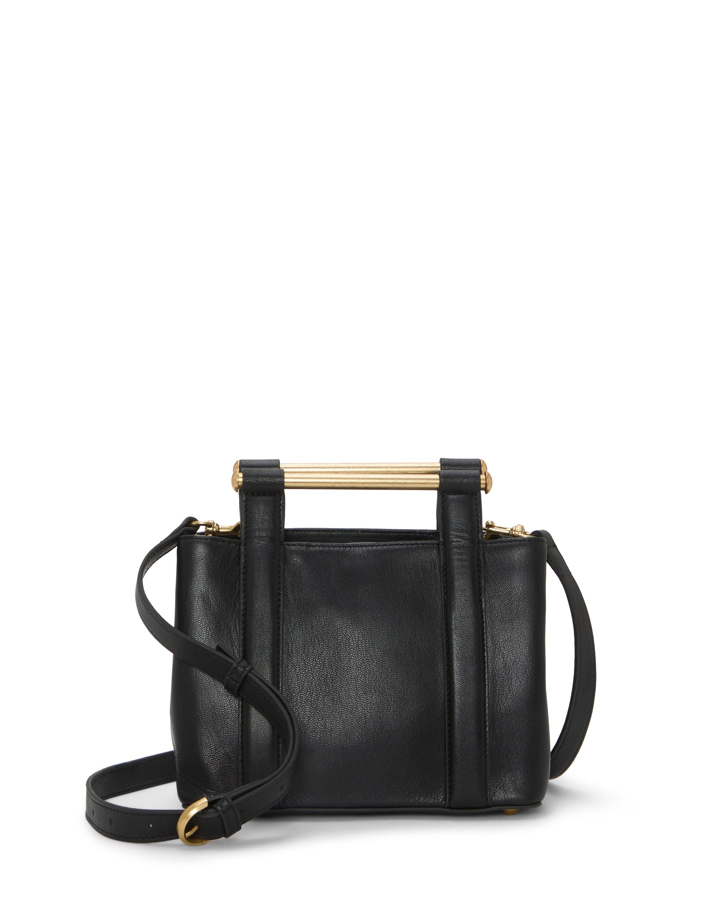 Vince Camuto Jayda Satchel Bag Black Leather