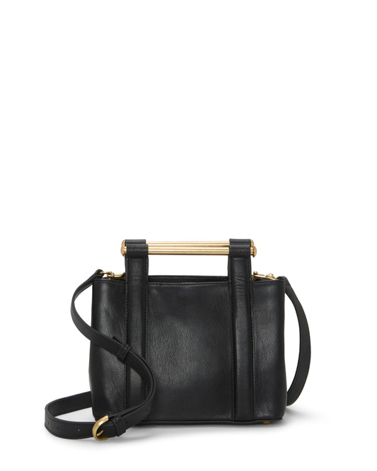 Vince Camuto Jayda Satchel Bag Black Leather