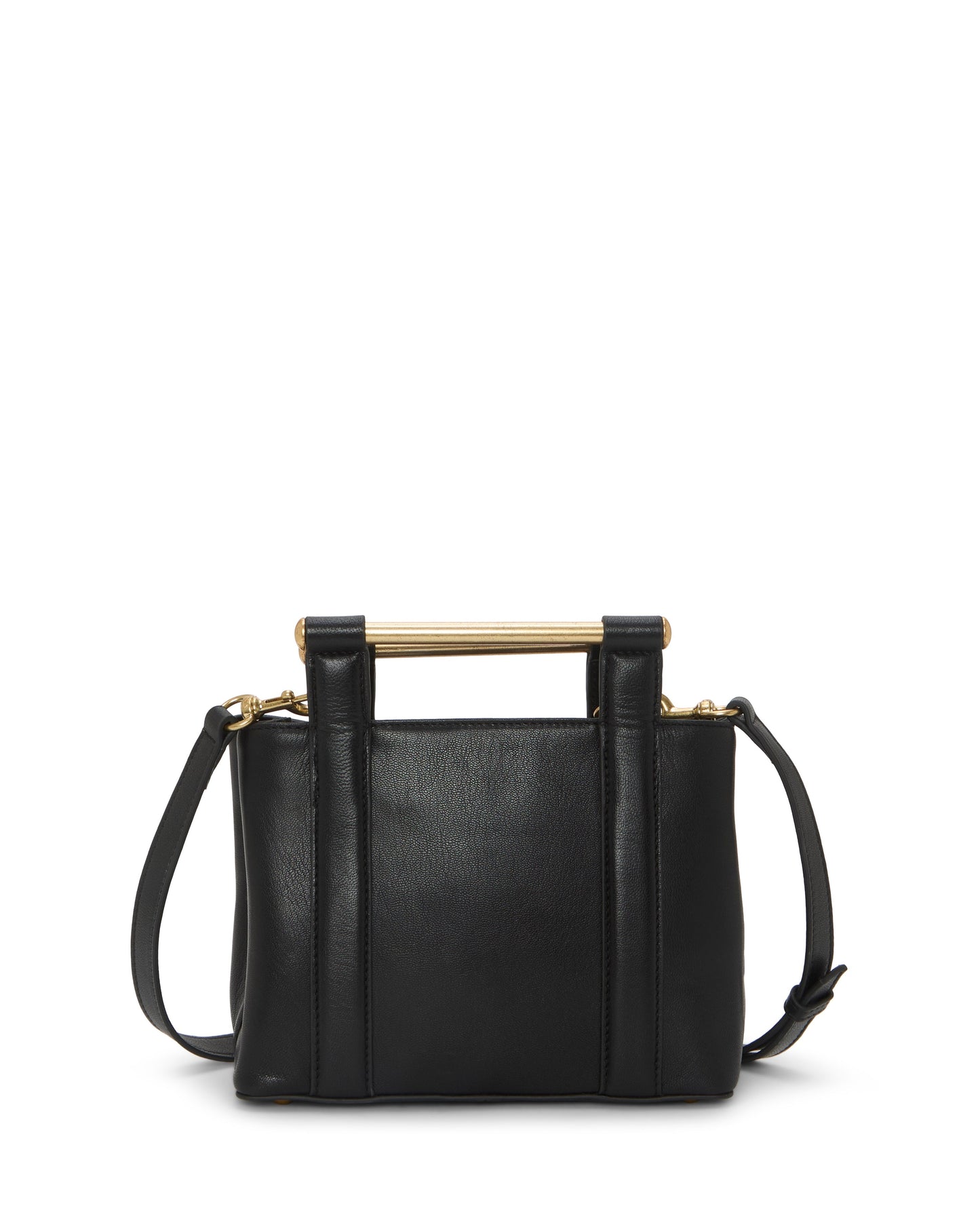 Vince Camuto Jayda Satchel Bag Black Leather