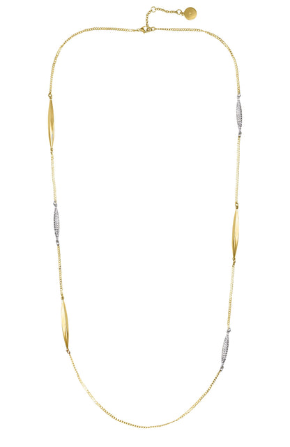 Vince Camuto Two Tone Long Chain Necklace Two Tone