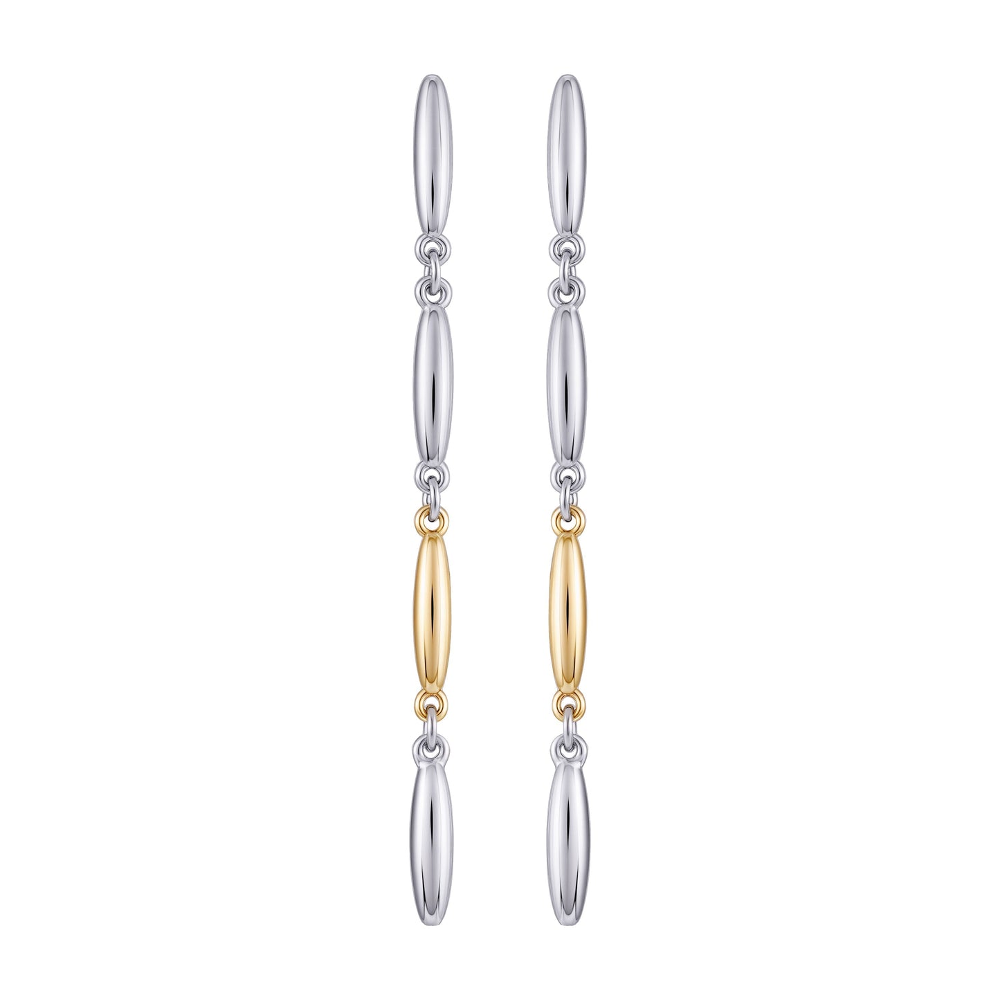 Vince Camuto Two Tone Drop Earrings Two Tone