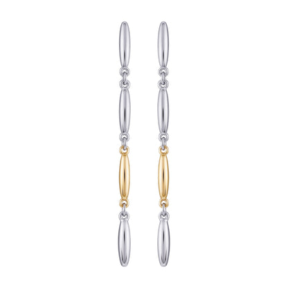 Vince Camuto Two Tone Drop Earrings Two Tone