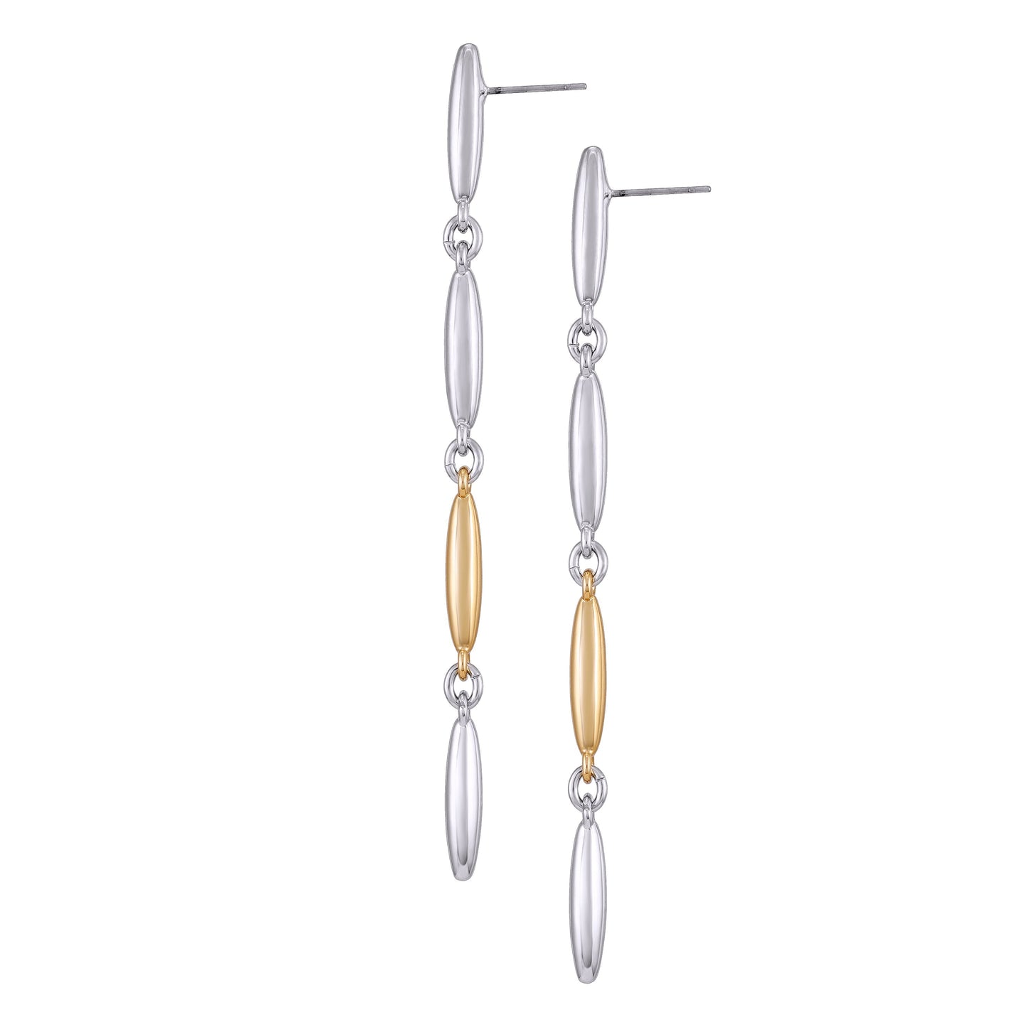 Vince Camuto Two Tone Drop Earrings Two Tone