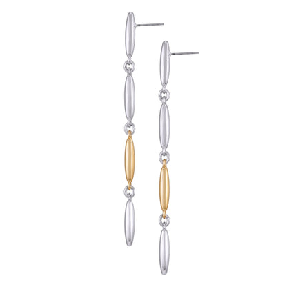 Vince Camuto Two Tone Drop Earrings Two Tone