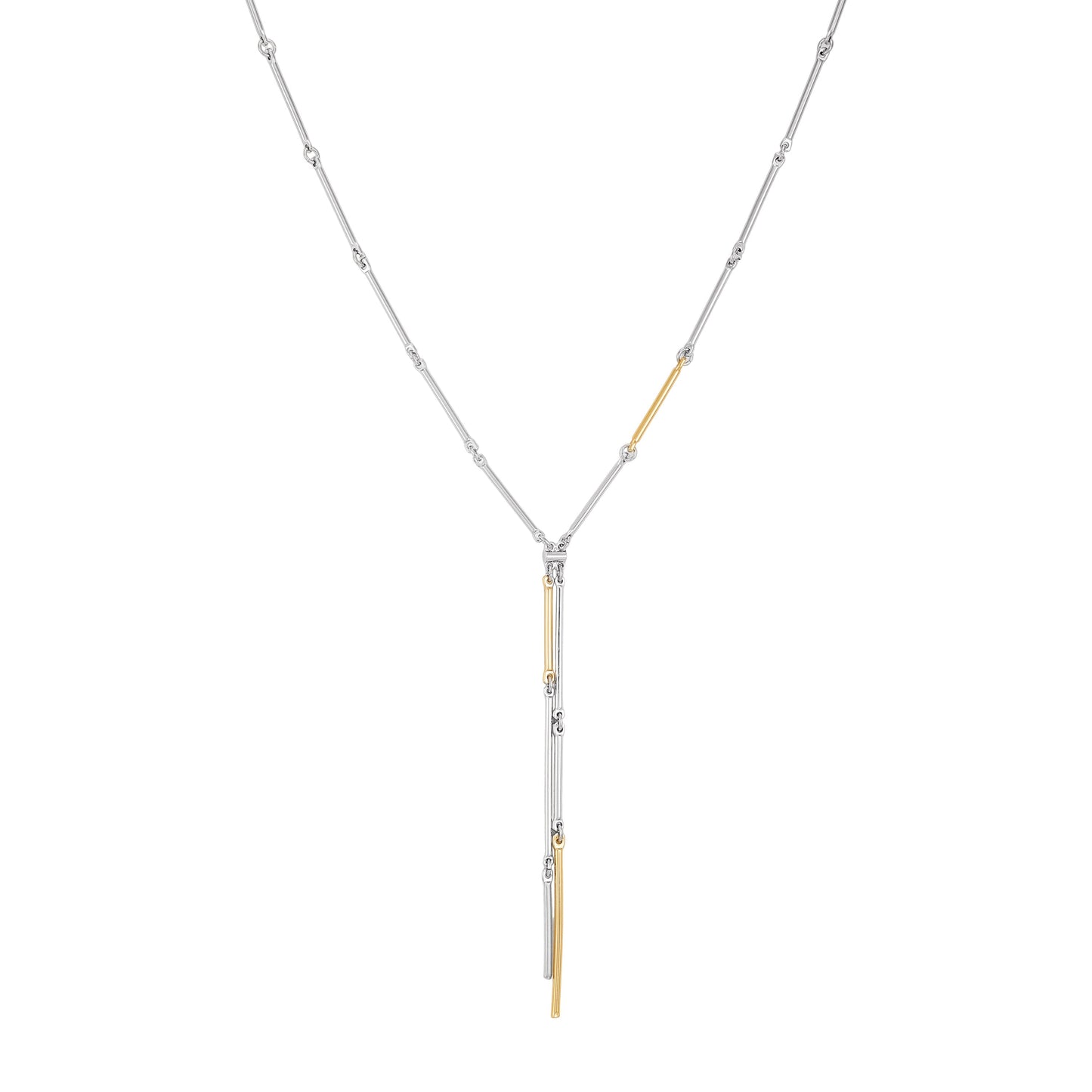 Vince Camuto Two Tone Bar Pendant Necklace Two Tone